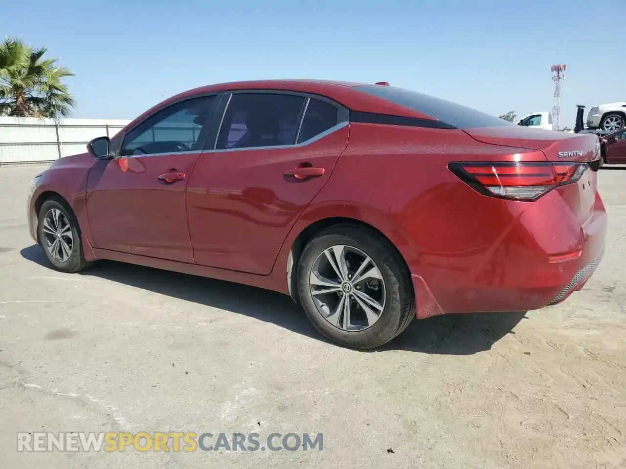 2 fotografías del automóvil dañado 3N1AB8CVXMY267939 NISSAN SENTRA 2021