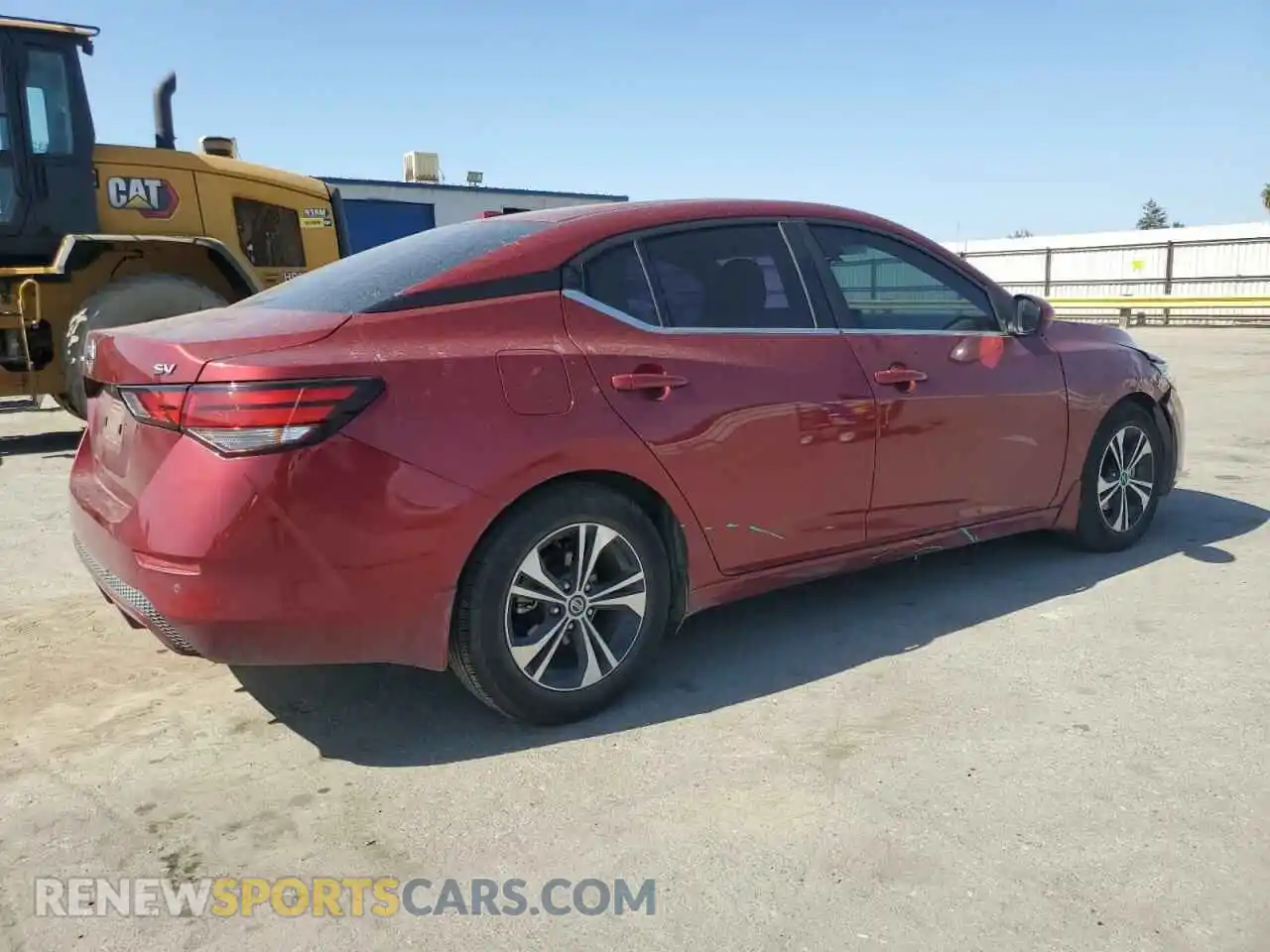 3 fotografías del automóvil dañado 3N1AB8CVXMY267939 NISSAN SENTRA 2021