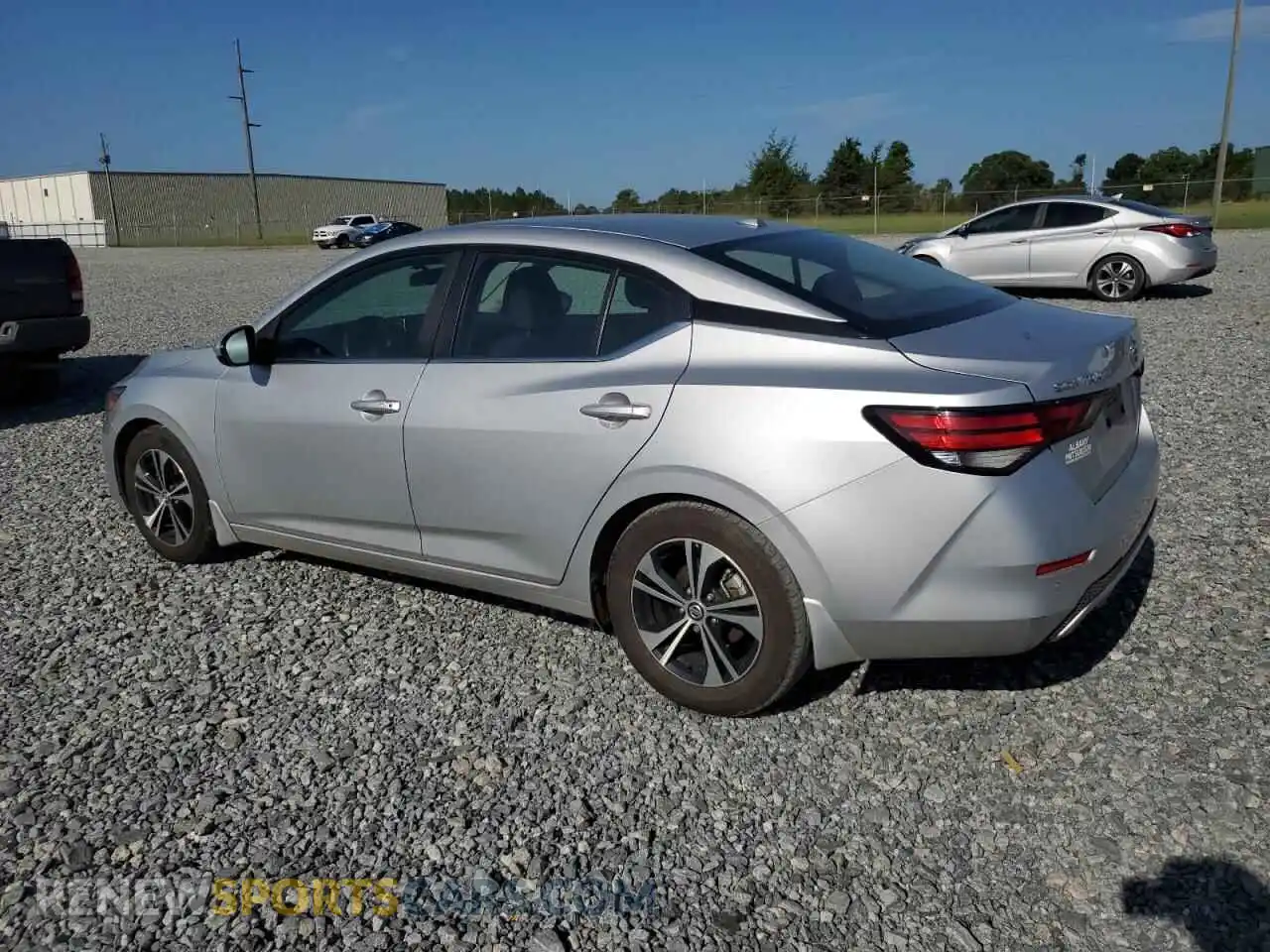 2 Photograph of a damaged car 3N1AB8CVXMY268413 NISSAN SENTRA 2021