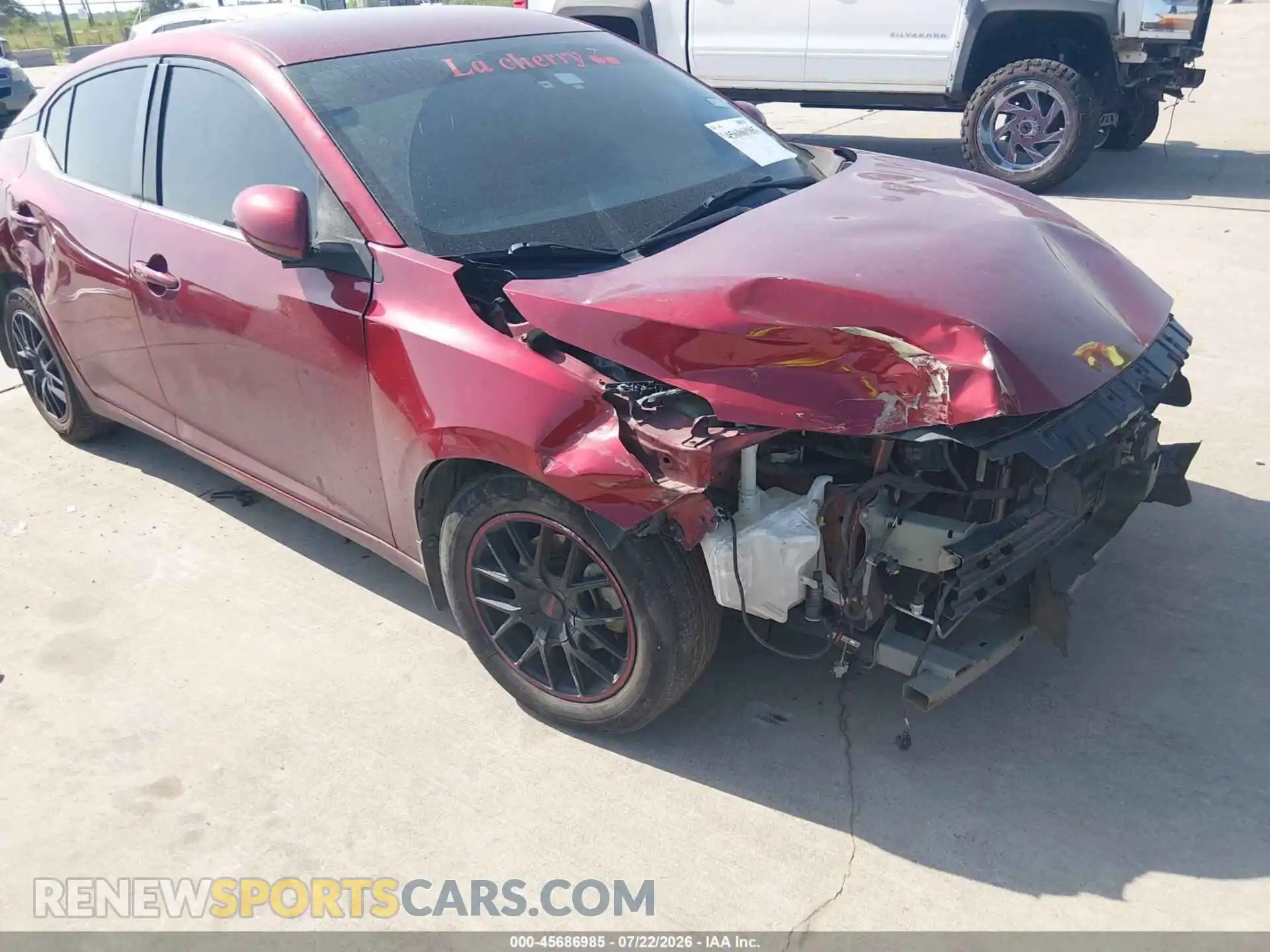 1 Photograph of a damaged car 3N1AB8CVXMY268458 NISSAN SENTRA 2021