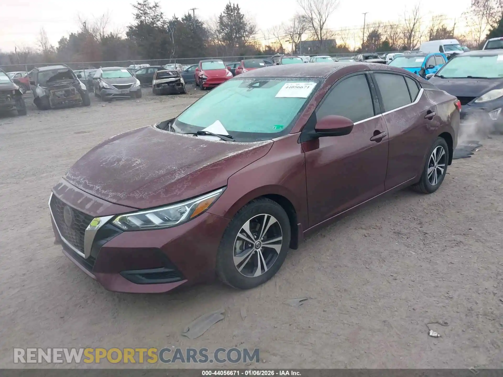 2 Photograph of a damaged car 3N1AB8CVXMY268489 NISSAN SENTRA 2021