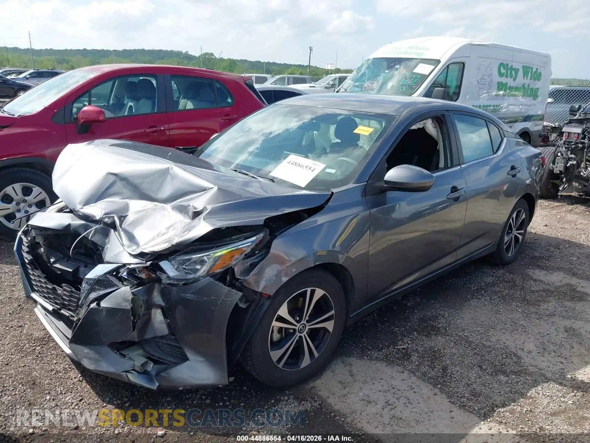 2 Photograph of a damaged car 3N1AB8CVXMY269772 NISSAN SENTRA 2021