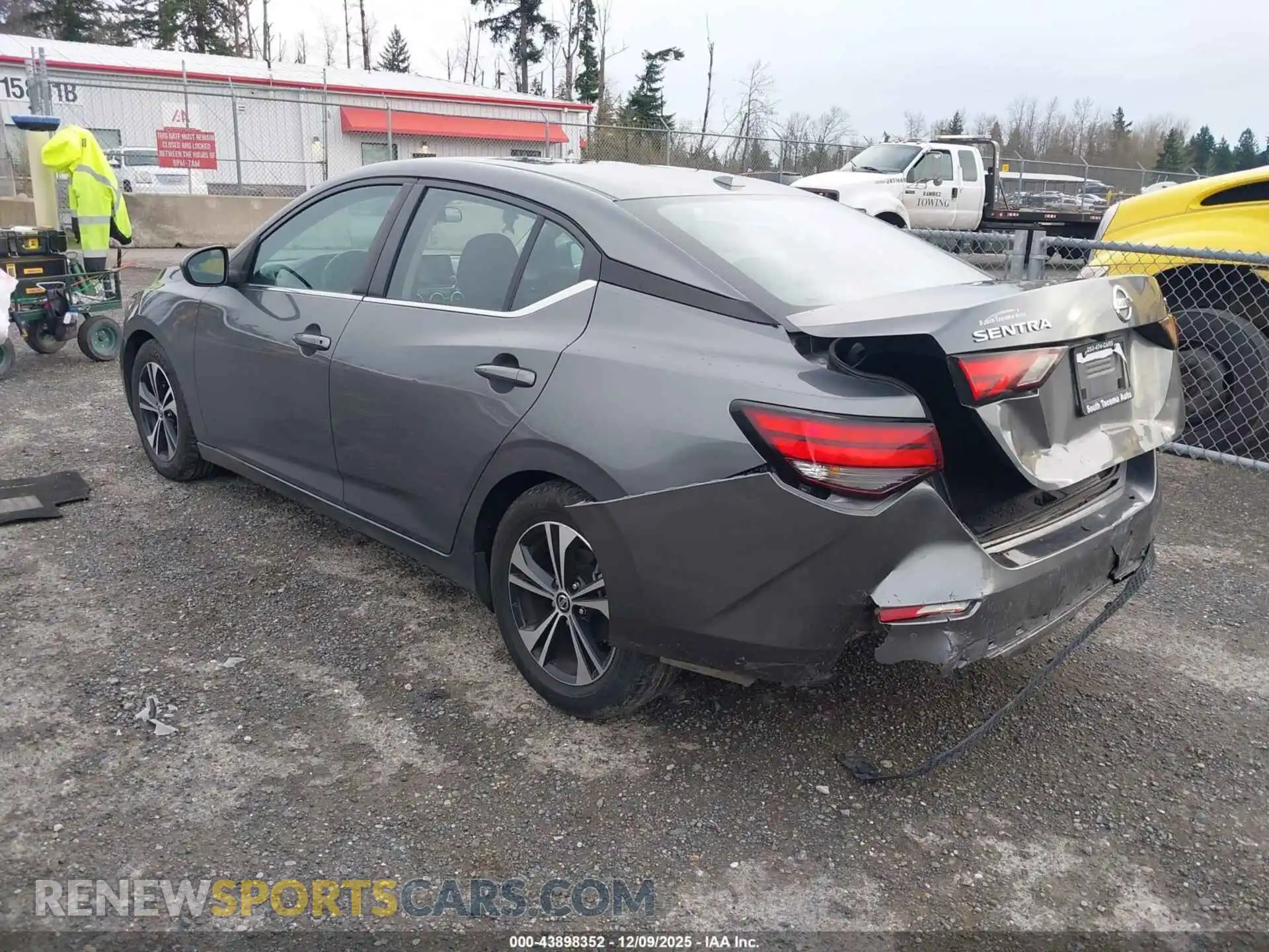 3 Photograph of a damaged car 3N1AB8CVXMY270713 NISSAN SENTRA 2021