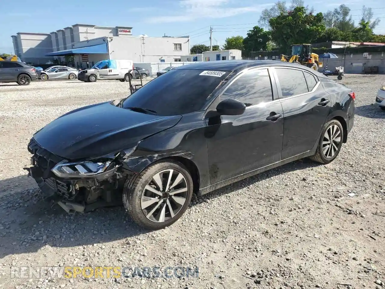 1 Photograph of a damaged car 3N1AB8CVXMY270971 NISSAN SENTRA 2021