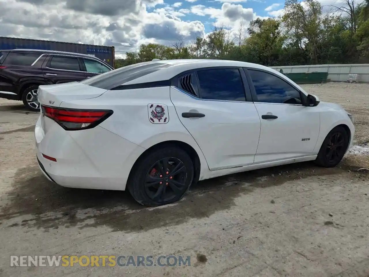 3 Photograph of a damaged car 3N1AB8CVXMY271554 NISSAN SENTRA 2021