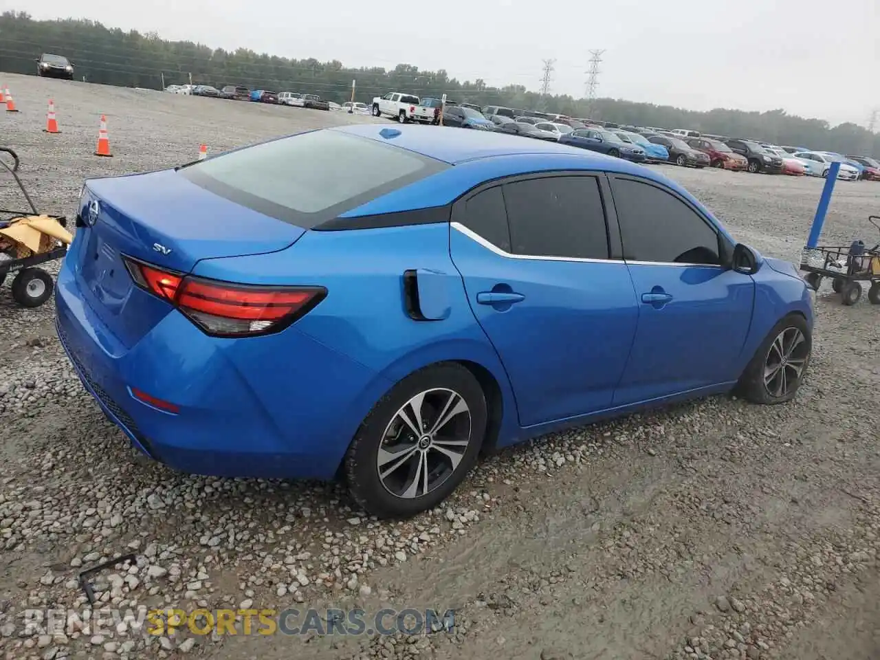 3 Photograph of a damaged car 3N1AB8CVXMY275569 NISSAN SENTRA 2021