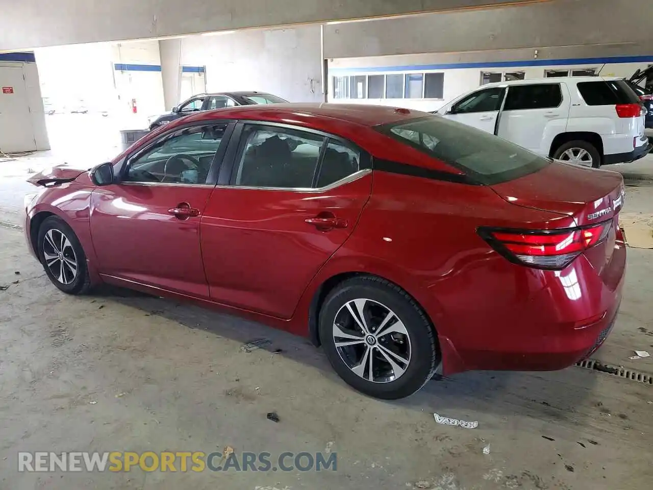 2 Photograph of a damaged car 3N1AB8CVXMY276608 NISSAN SENTRA 2021