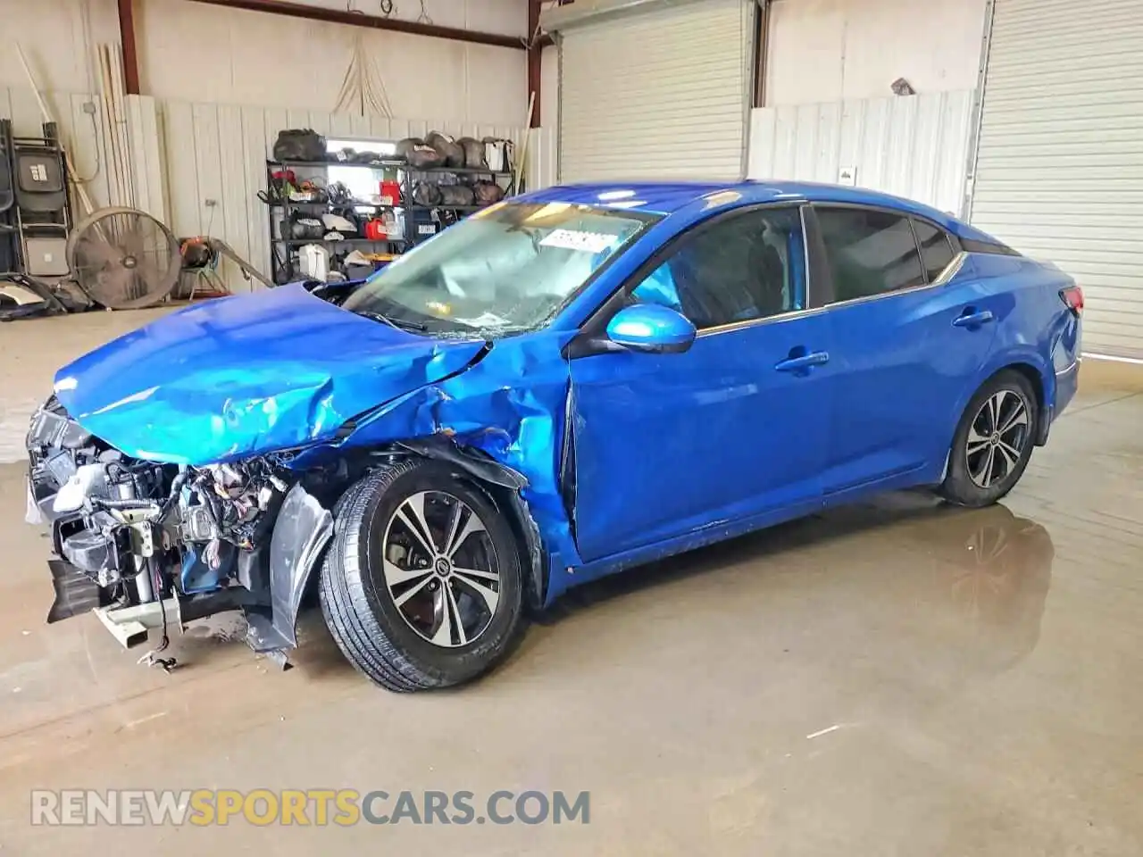 1 Photograph of a damaged car 3N1AB8CVXMY276902 NISSAN SENTRA 2021