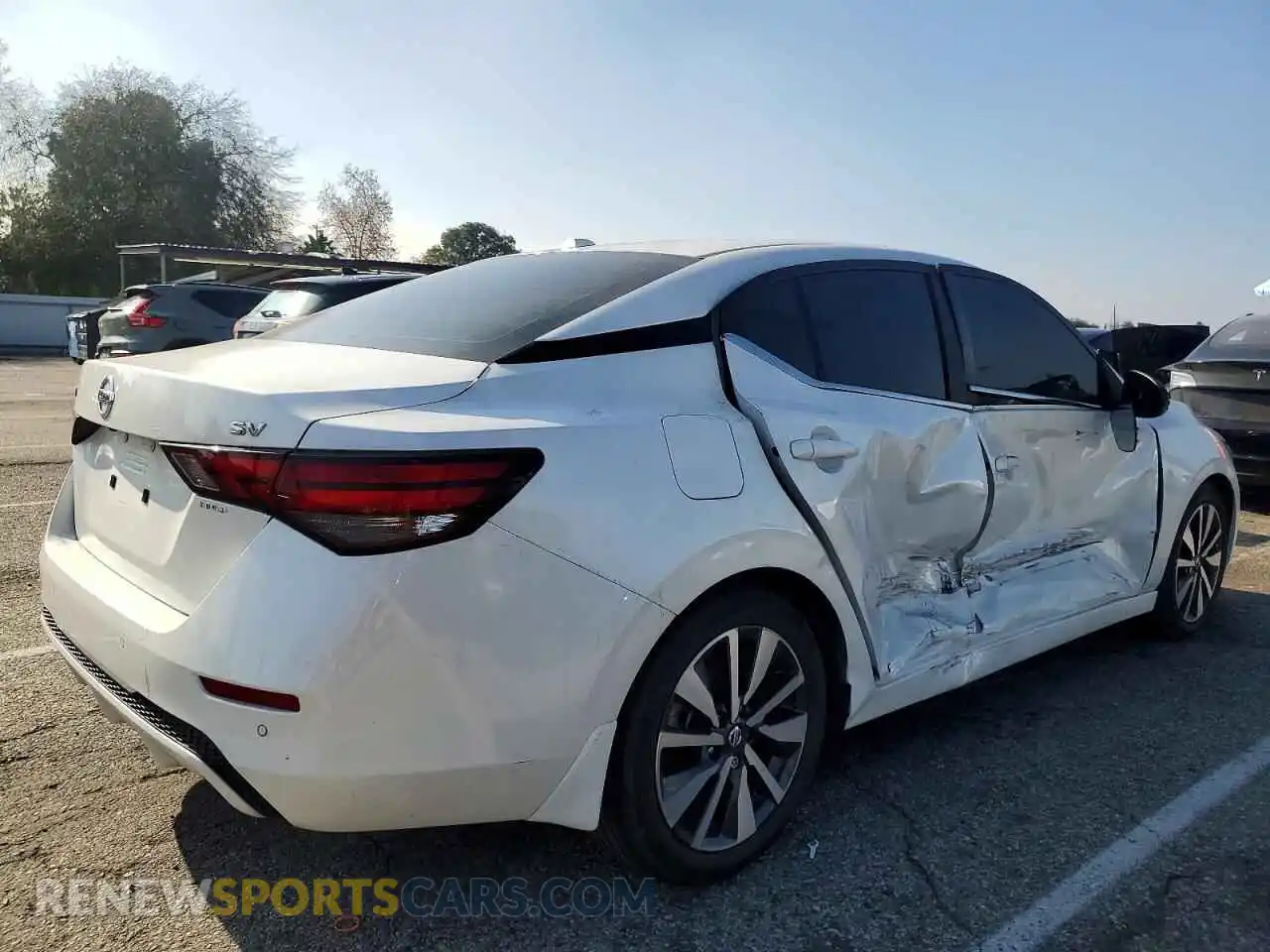 3 Photograph of a damaged car 3N1AB8CVXMY277046 NISSAN SENTRA 2021