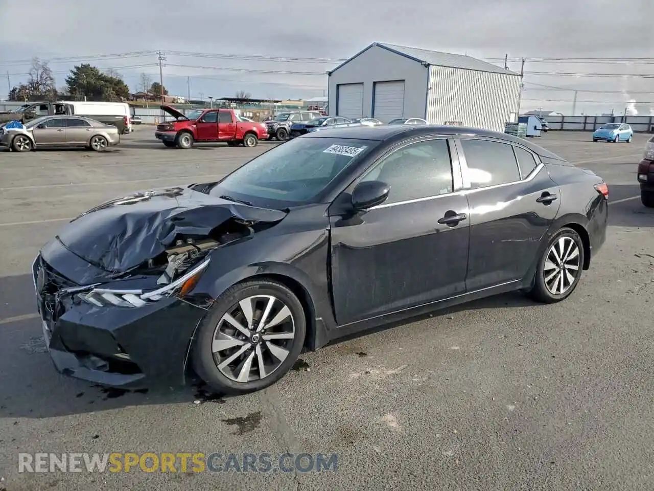 1 Photograph of a damaged car 3N1AB8CVXMY277564 NISSAN SENTRA 2021