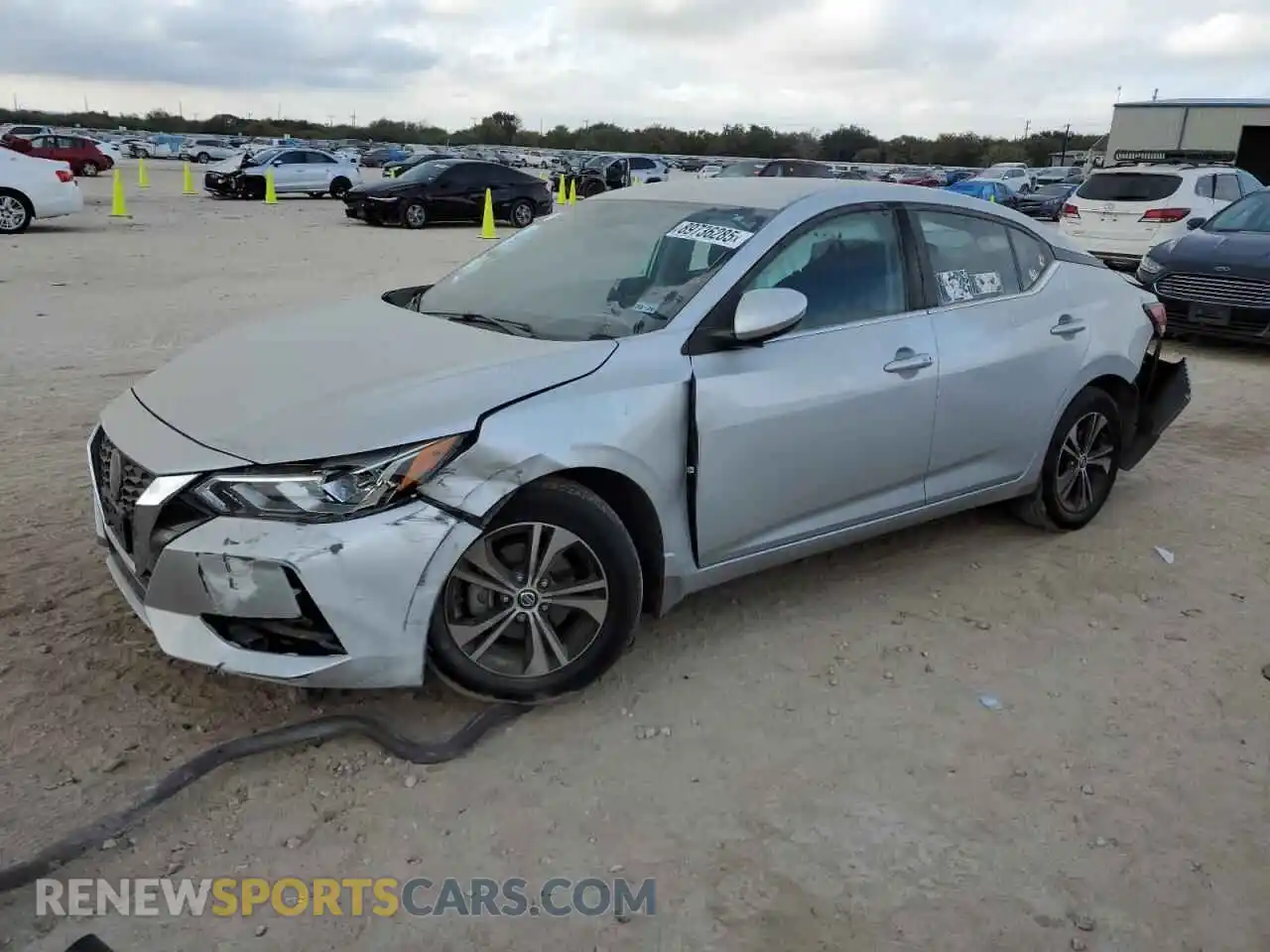1 Photograph of a damaged car 3N1AB8CVXMY278990 NISSAN SENTRA 2021