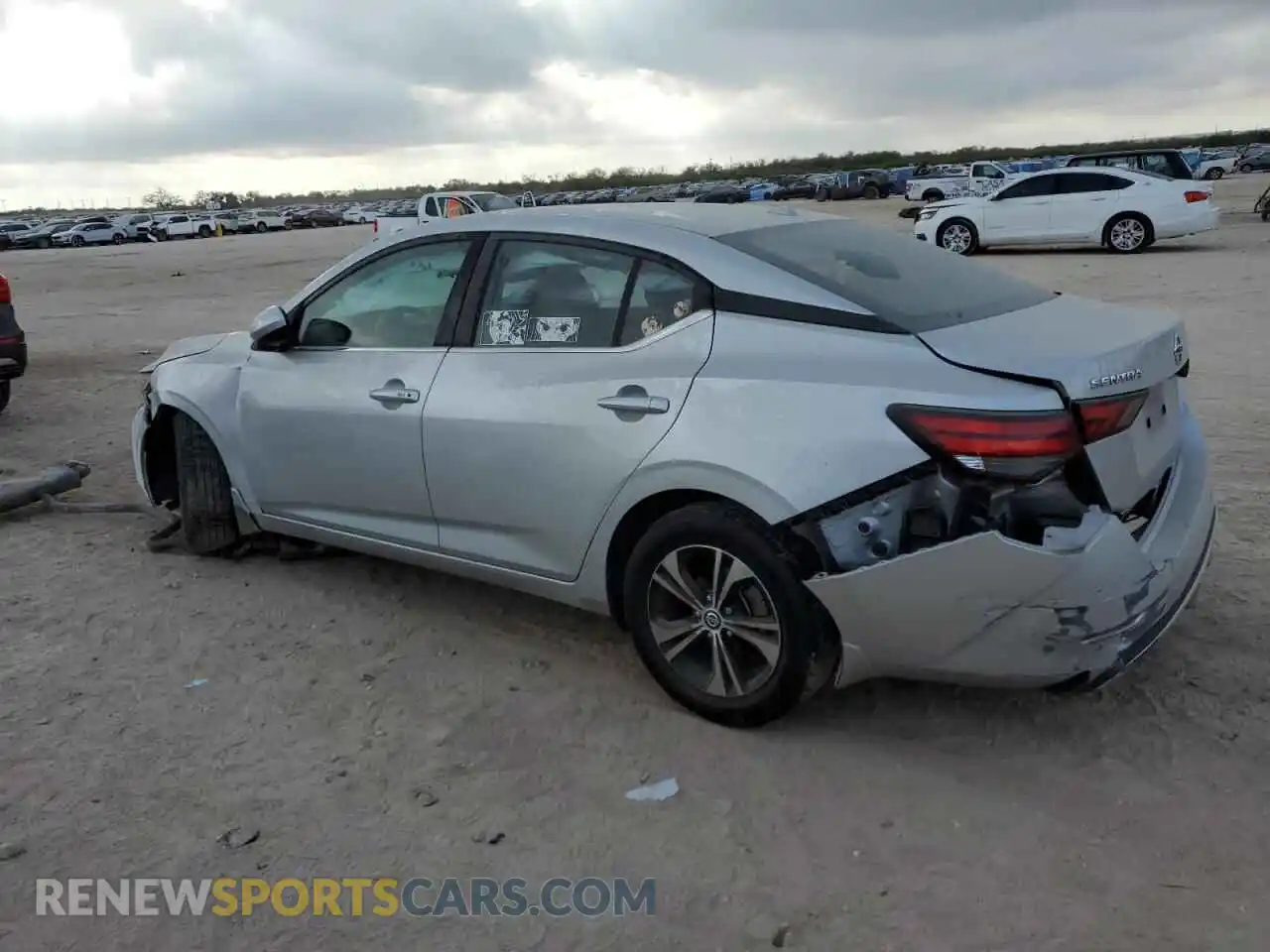2 Photograph of a damaged car 3N1AB8CVXMY278990 NISSAN SENTRA 2021