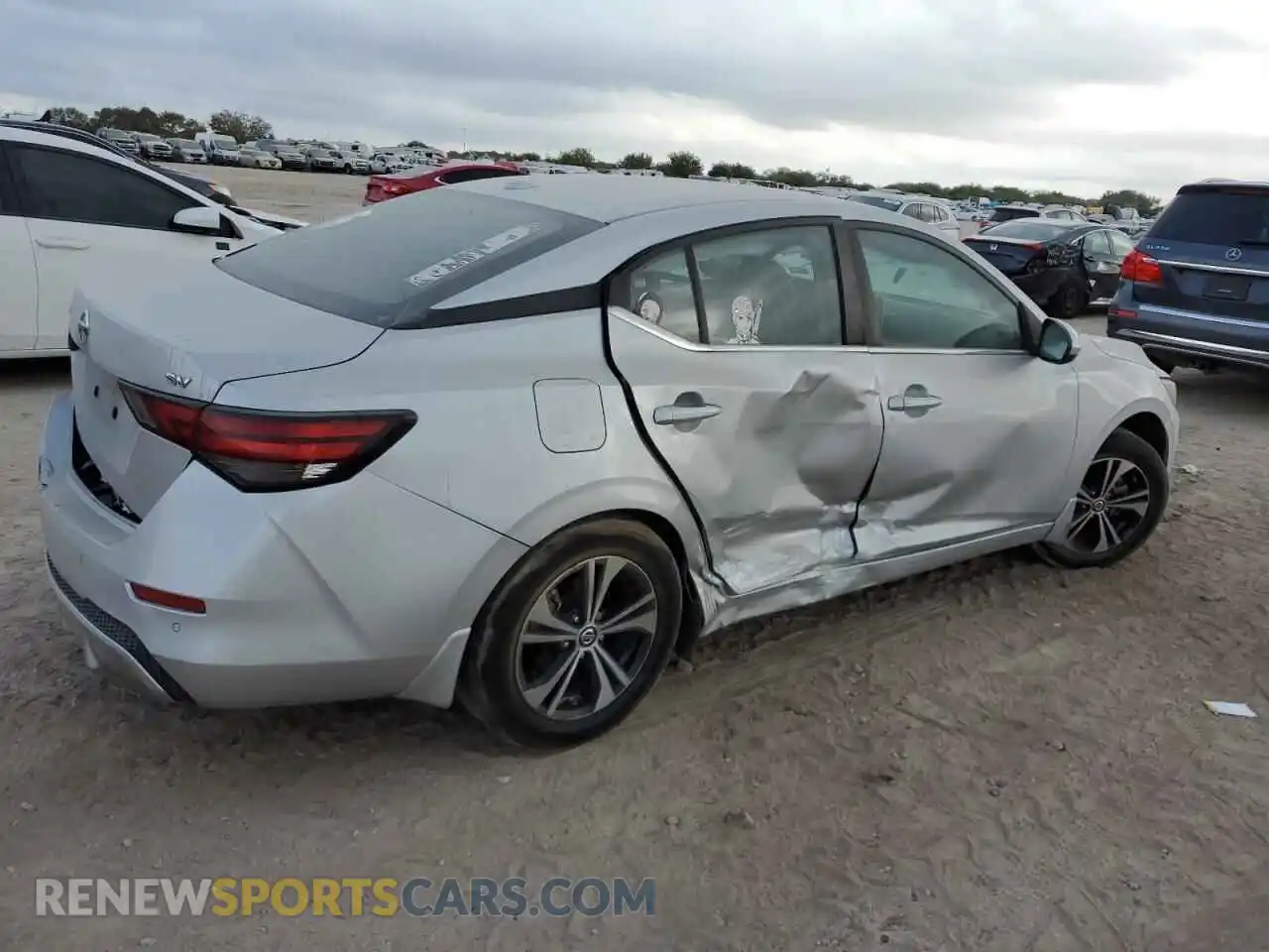 3 Photograph of a damaged car 3N1AB8CVXMY278990 NISSAN SENTRA 2021