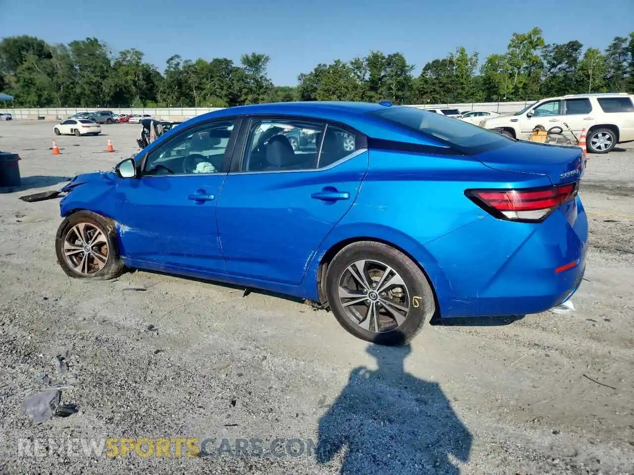 2 Photograph of a damaged car 3N1AB8CVXMY279198 NISSAN SENTRA 2021