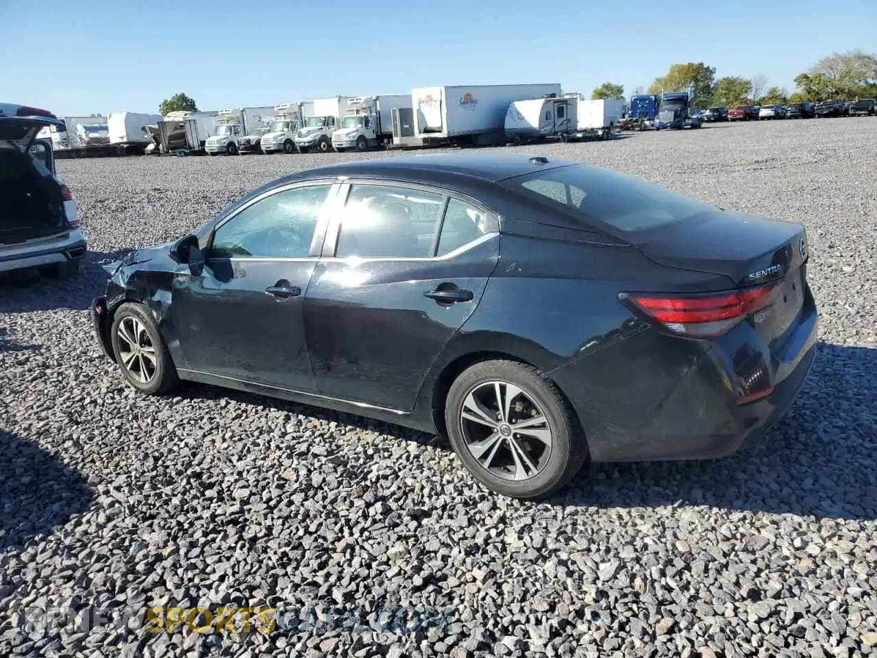 2 Photograph of a damaged car 3N1AB8CVXMY281825 NISSAN SENTRA 2021