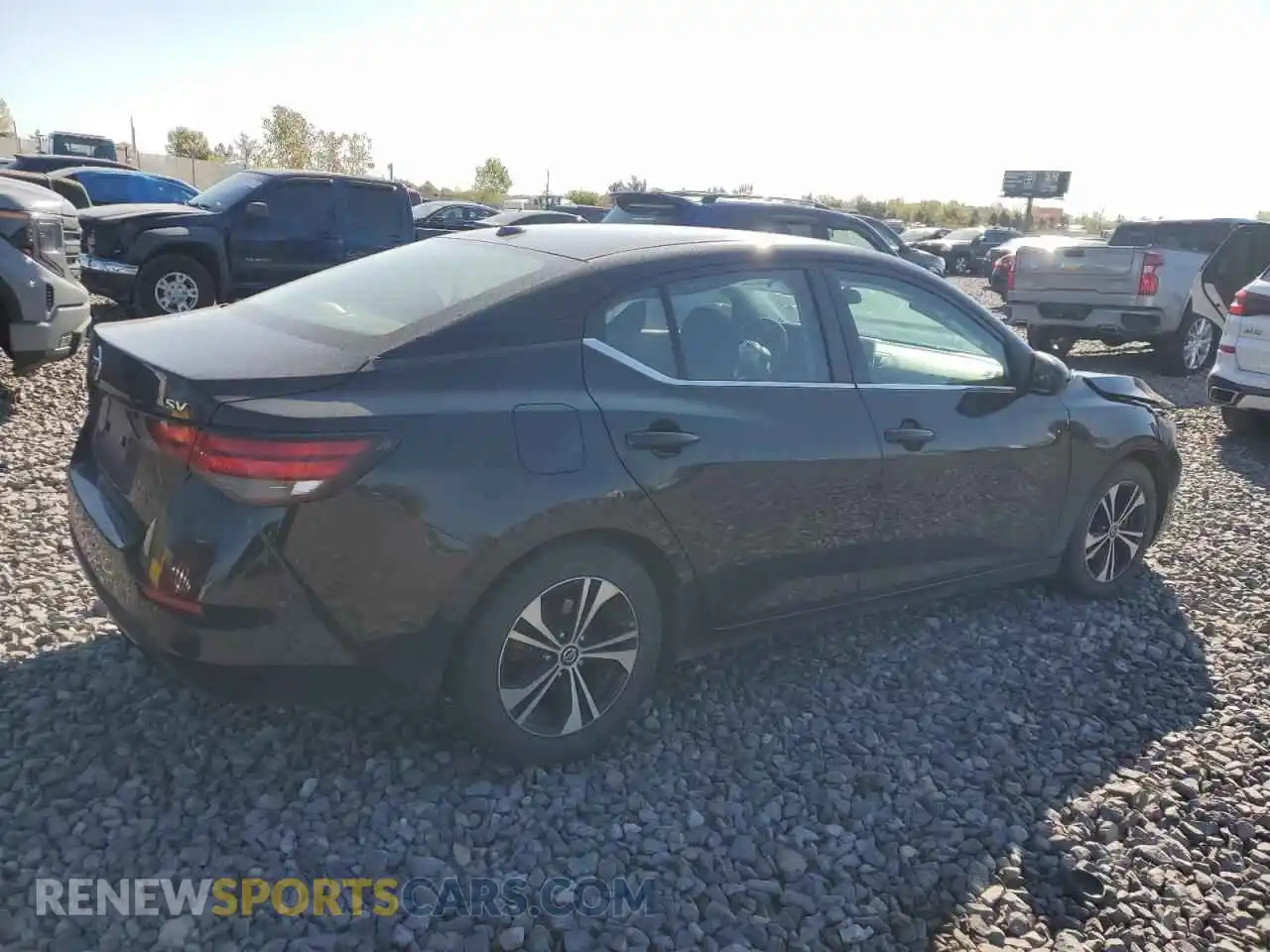 3 Photograph of a damaged car 3N1AB8CVXMY281825 NISSAN SENTRA 2021
