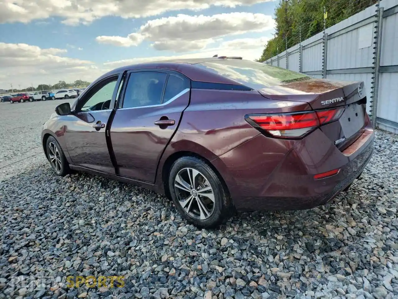 2 Photograph of a damaged car 3N1AB8CVXMY282277 NISSAN SENTRA 2021