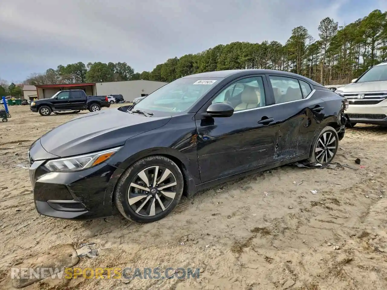 1 Photograph of a damaged car 3N1AB8CVXMY283493 NISSAN SENTRA 2021