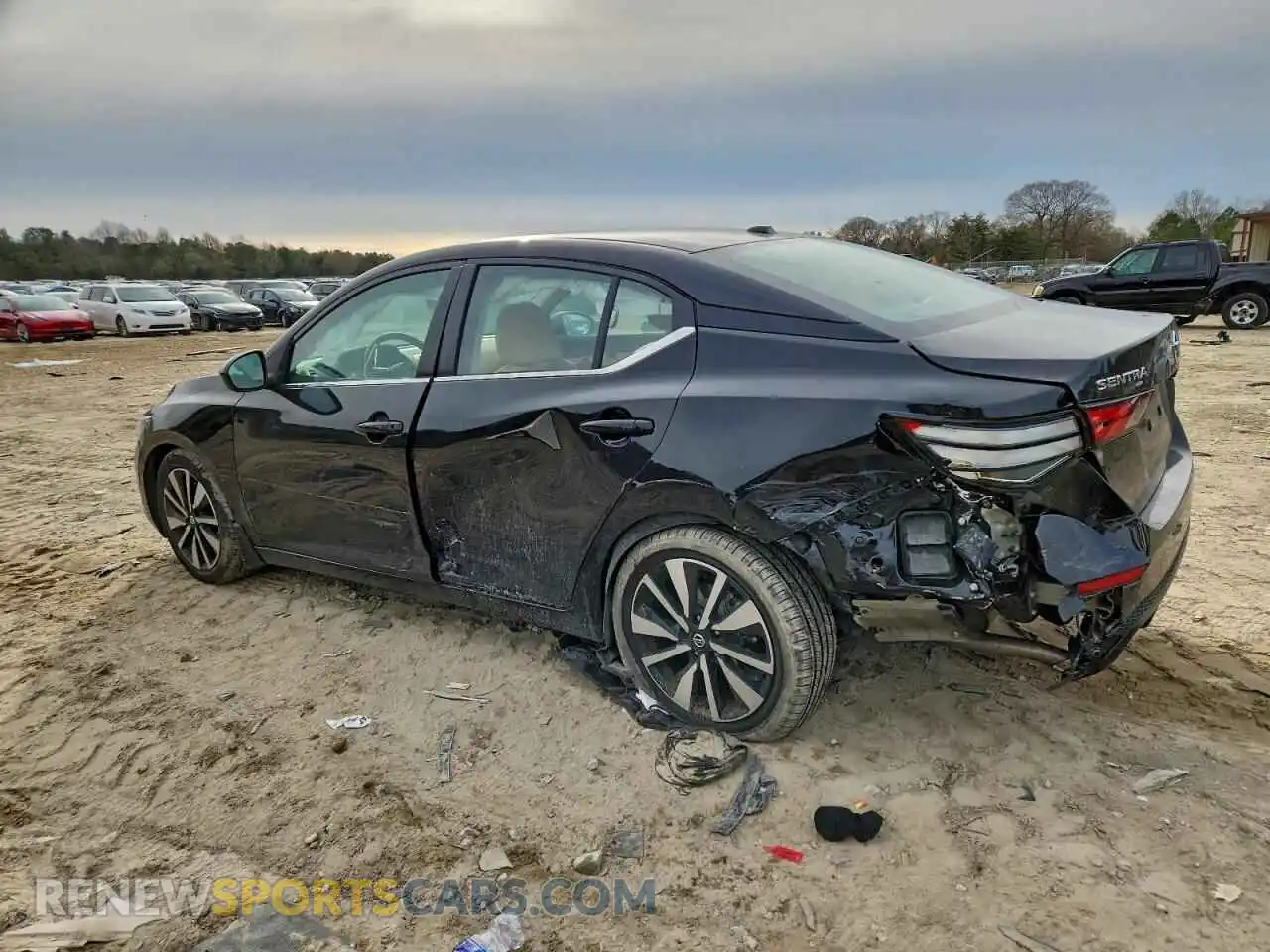 2 Photograph of a damaged car 3N1AB8CVXMY283493 NISSAN SENTRA 2021