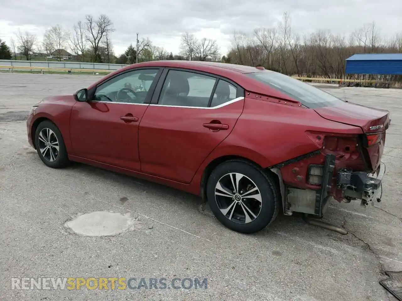 2 Photograph of a damaged car 3N1AB8CVXMY284899 NISSAN SENTRA 2021