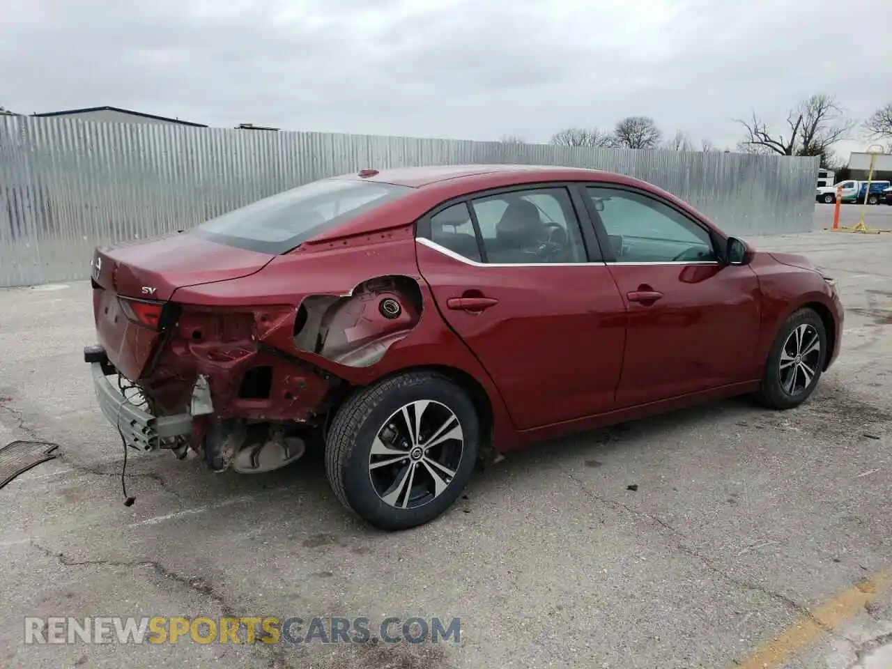 3 Photograph of a damaged car 3N1AB8CVXMY284899 NISSAN SENTRA 2021