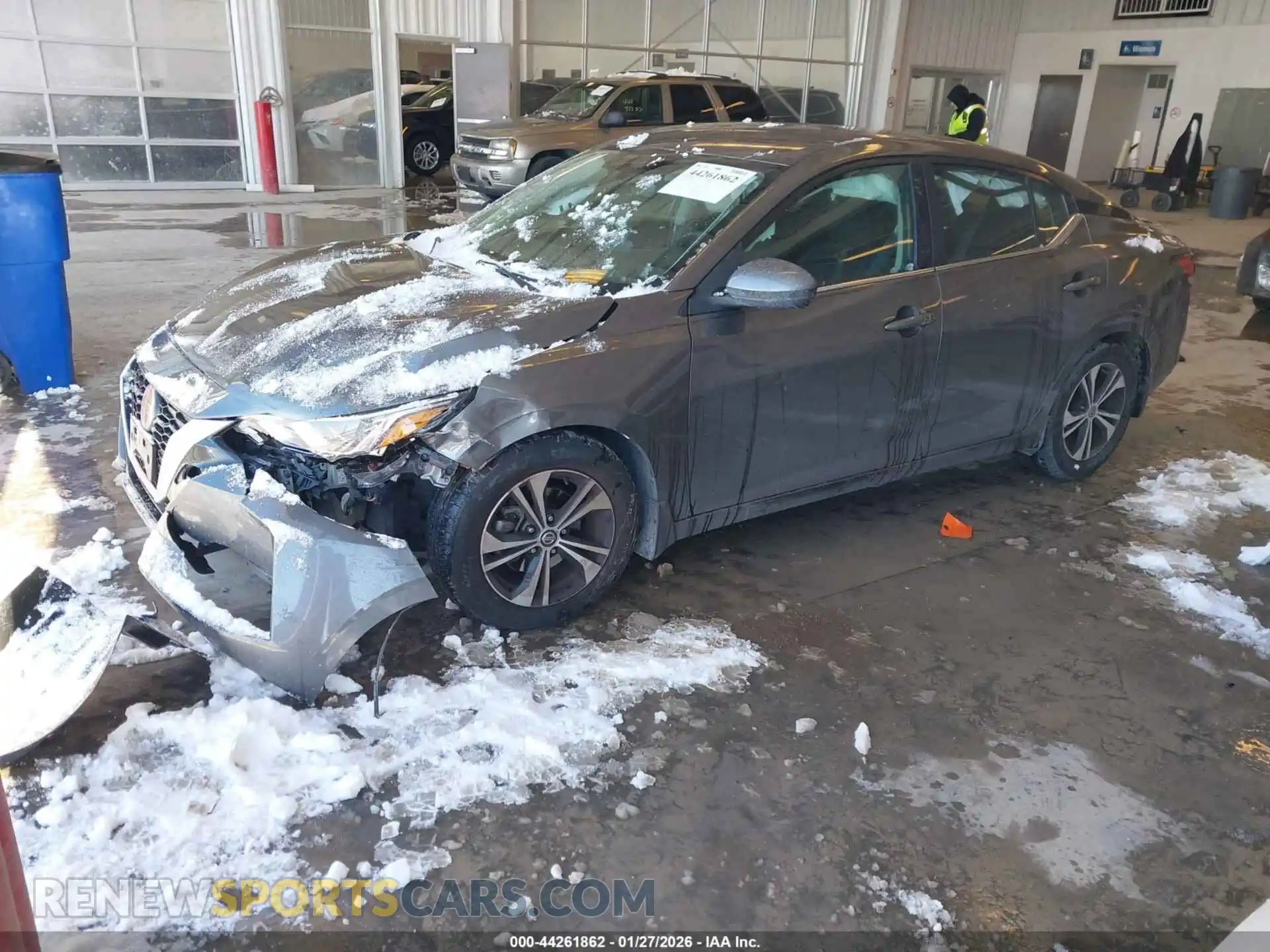 2 Photograph of a damaged car 3N1AB8CVXMY285633 NISSAN SENTRA 2021