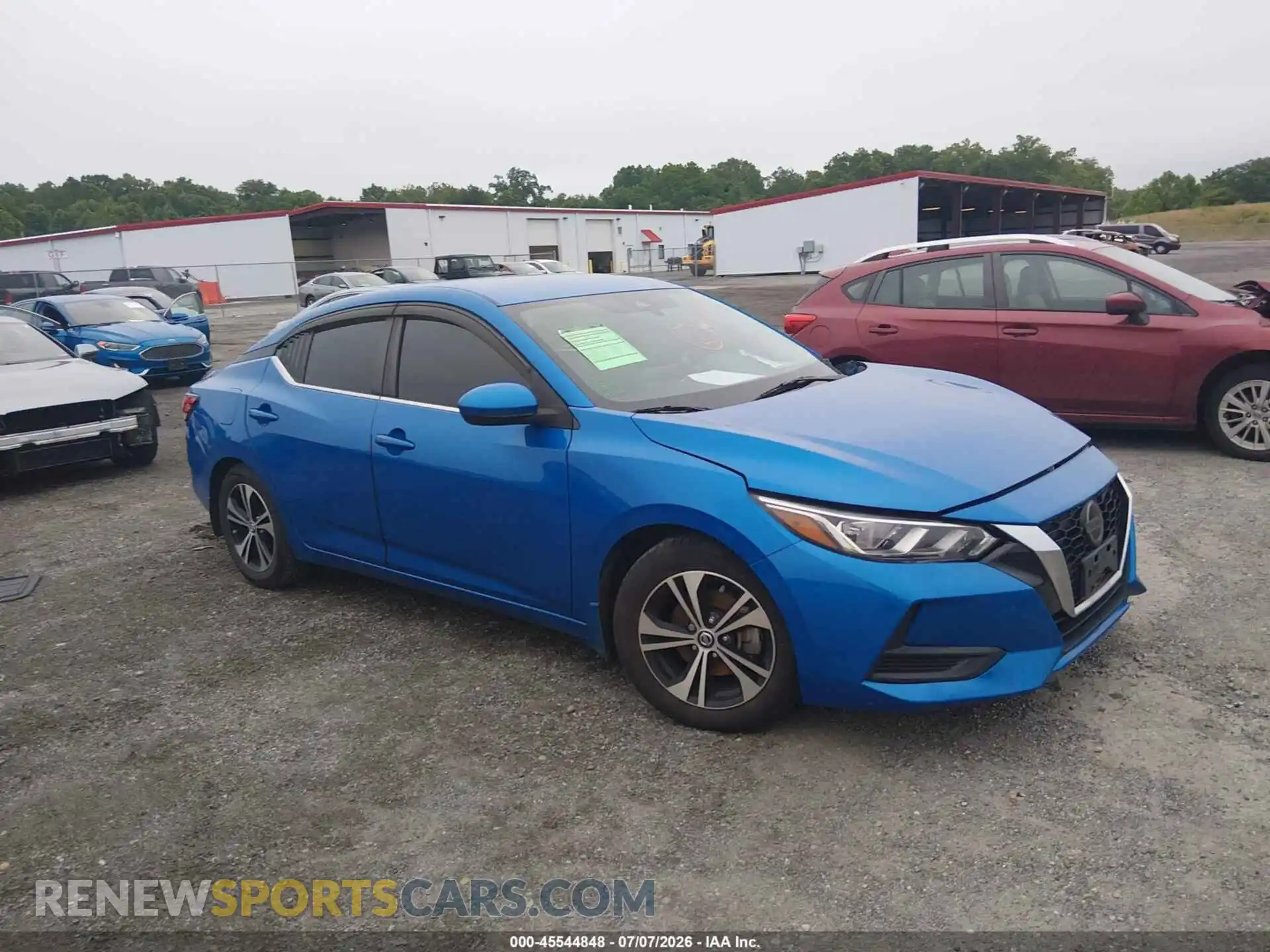 1 Photograph of a damaged car 3N1AB8CVXMY287057 NISSAN SENTRA 2021