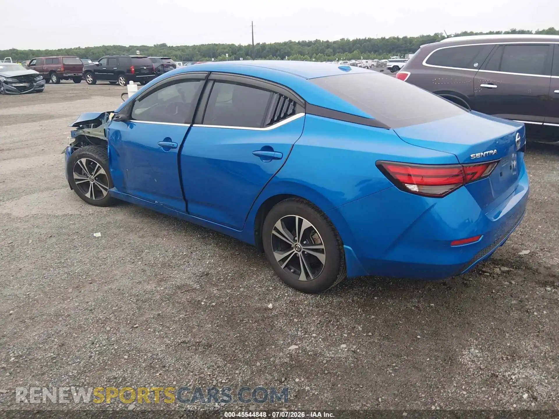 3 Photograph of a damaged car 3N1AB8CVXMY287057 NISSAN SENTRA 2021