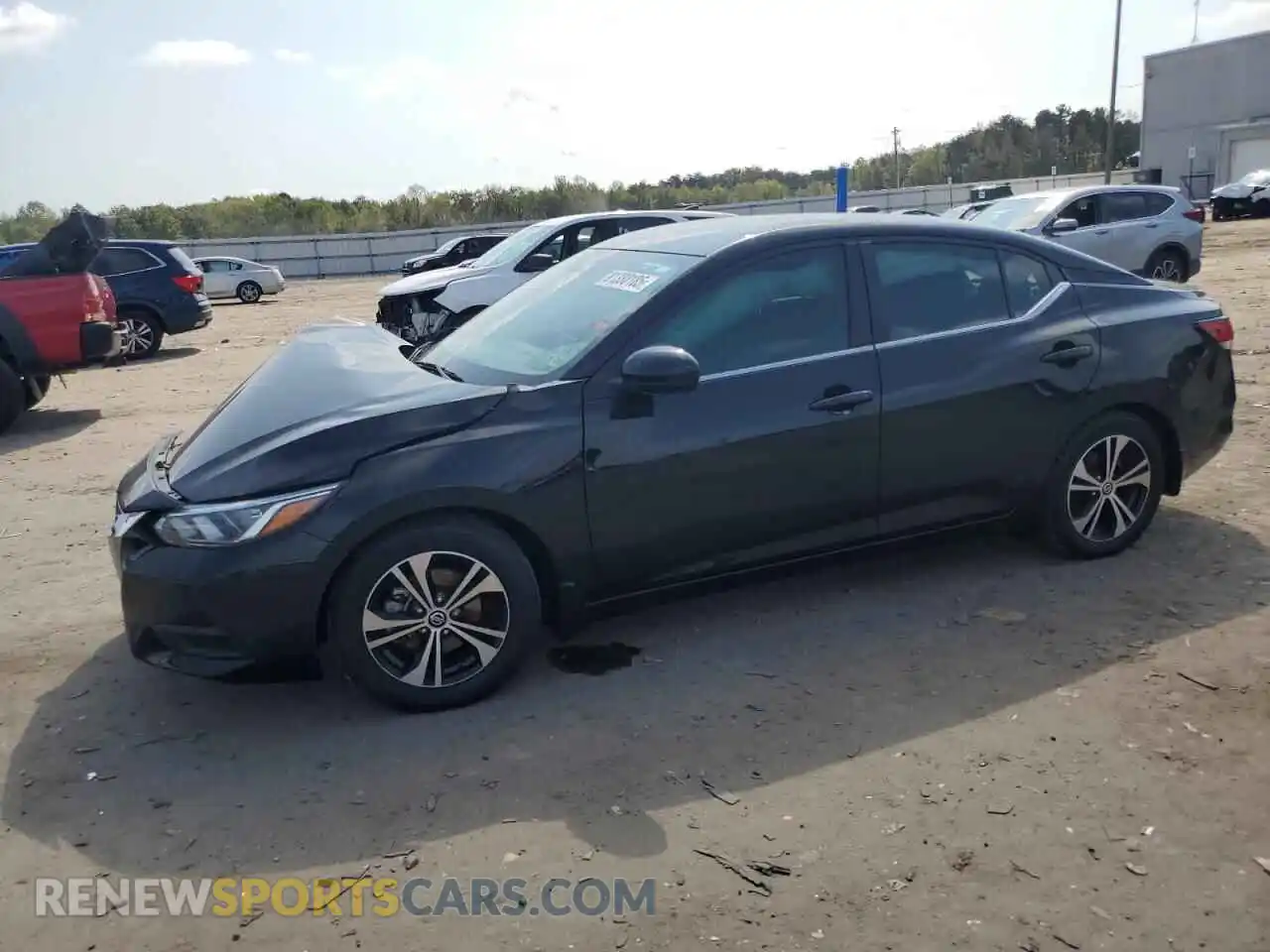 1 Photograph of a damaged car 3N1AB8CVXMY287429 NISSAN SENTRA 2021