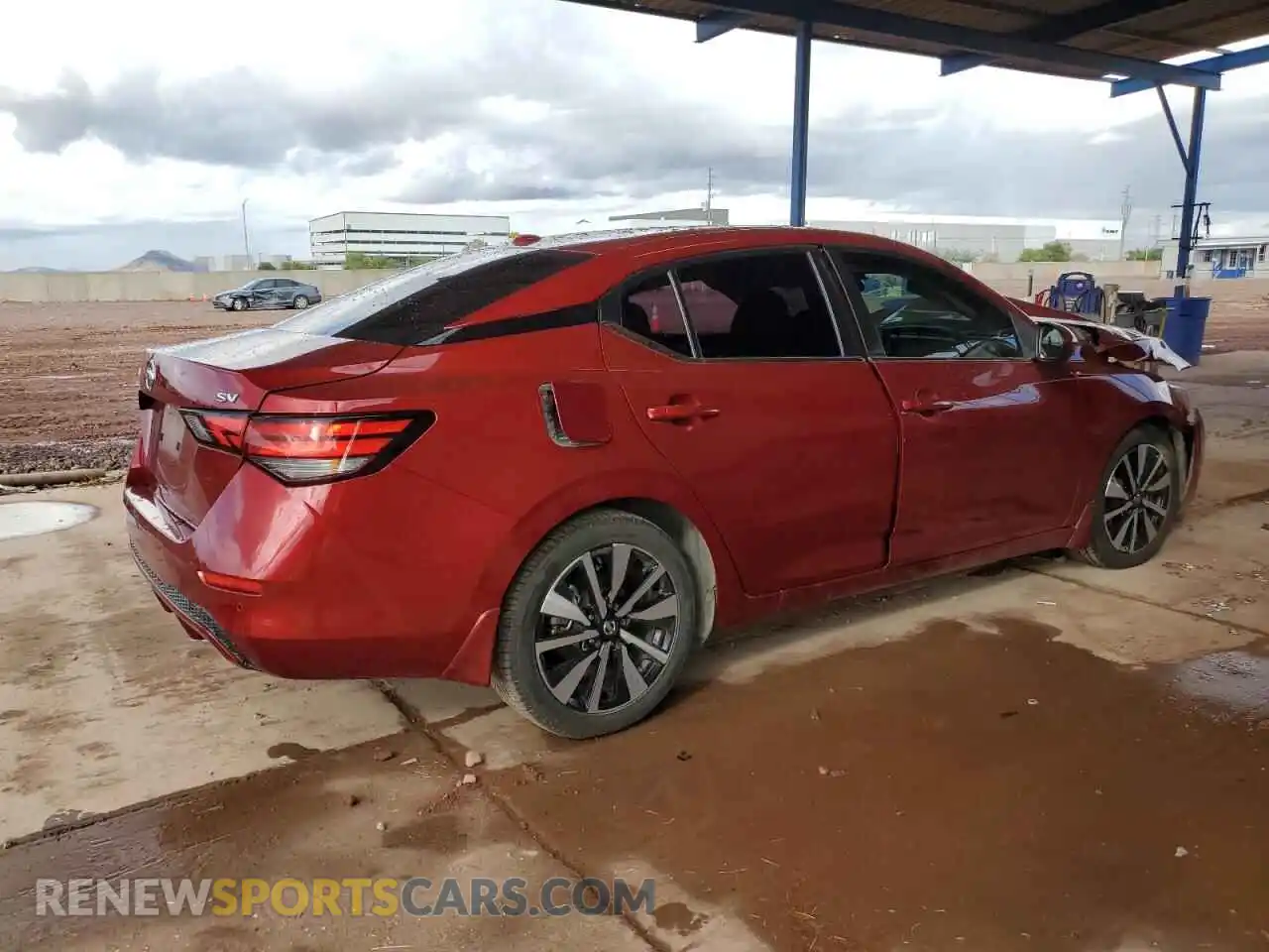 3 fotografías del automóvil dañado 3N1AB8CVXMY288516 NISSAN SENTRA 2021