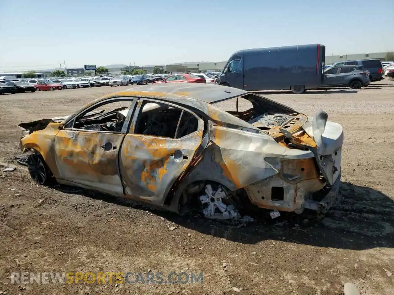 2 Photograph of a damaged car 3N1AB8CVXMY290069 NISSAN SENTRA 2021