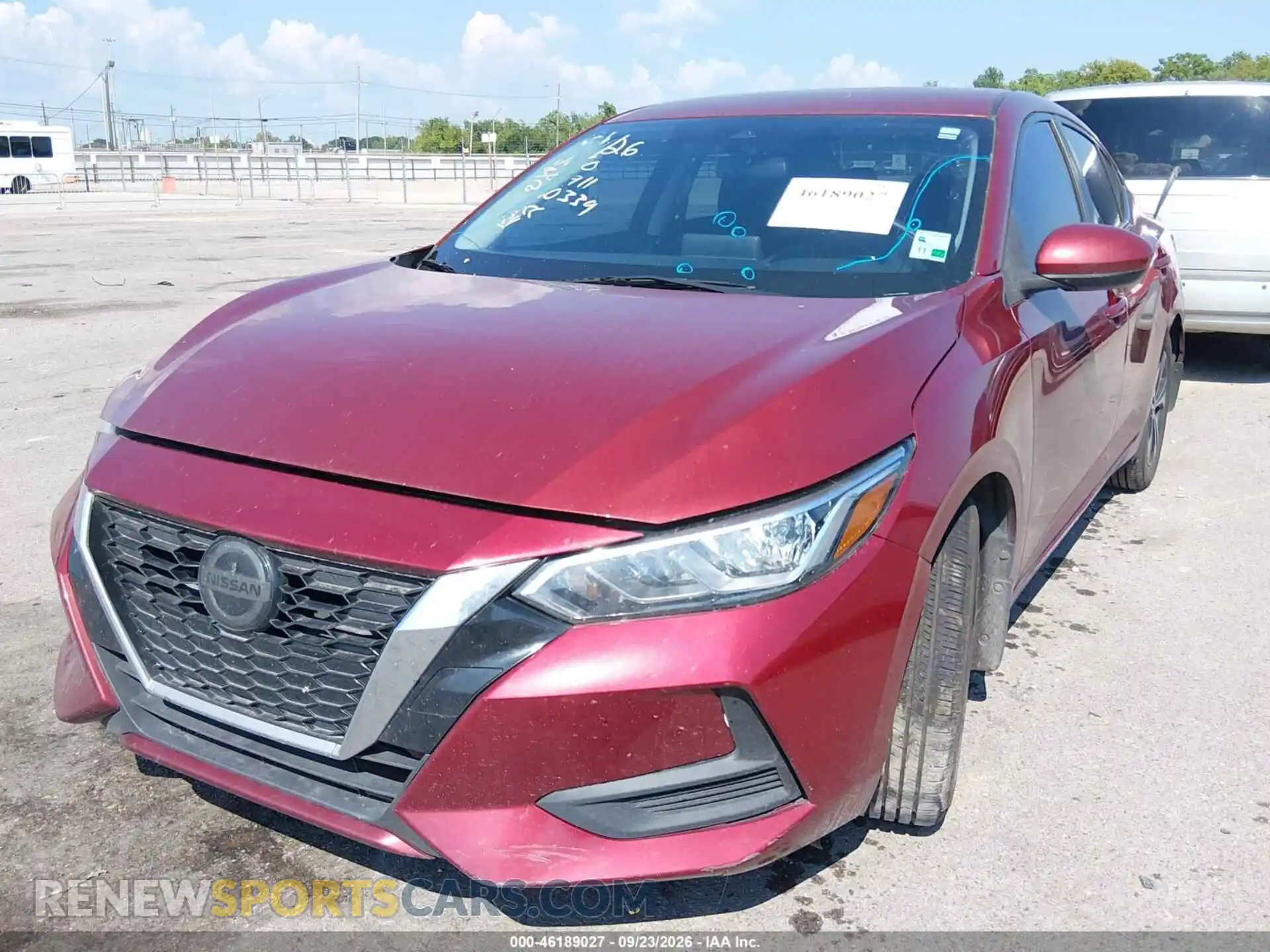 2 Photograph of a damaged car 3N1AB8CVXMY290539 NISSAN SENTRA 2021