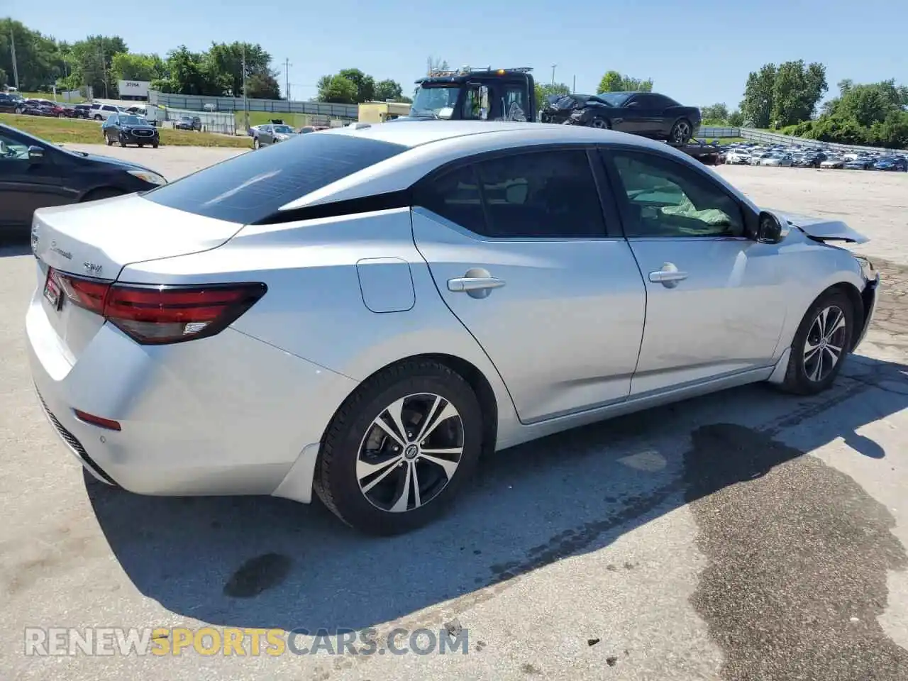 3 Photograph of a damaged car 3N1AB8CVXMY291335 NISSAN SENTRA 2021