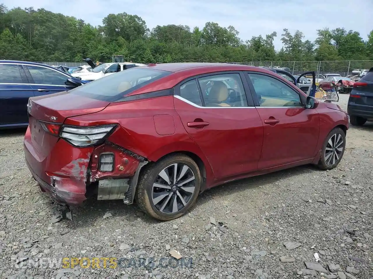 3 Photograph of a damaged car 3N1AB8CVXMY292596 NISSAN SENTRA 2021