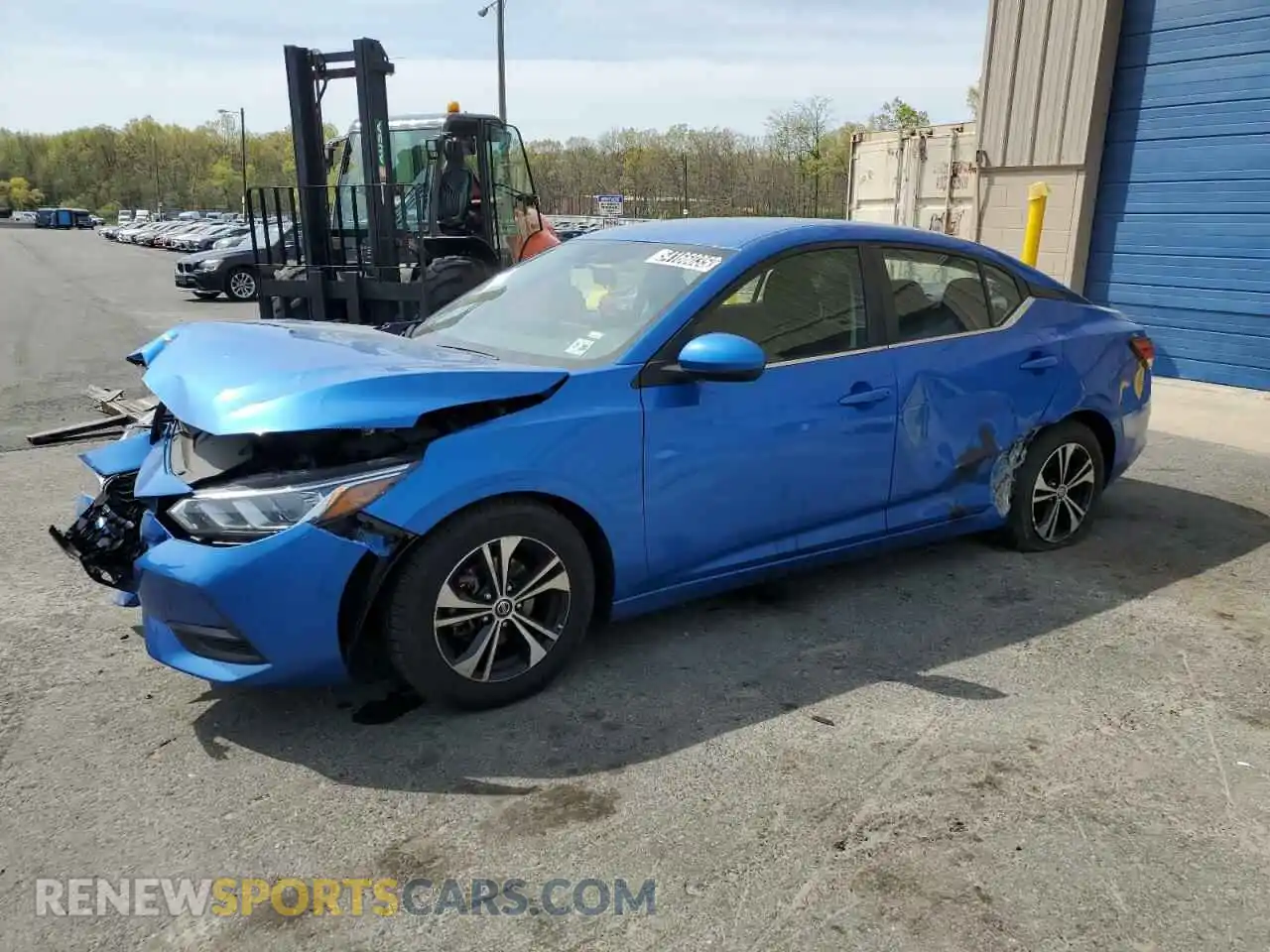 1 Photograph of a damaged car 3N1AB8CVXMY294316 NISSAN SENTRA 2021