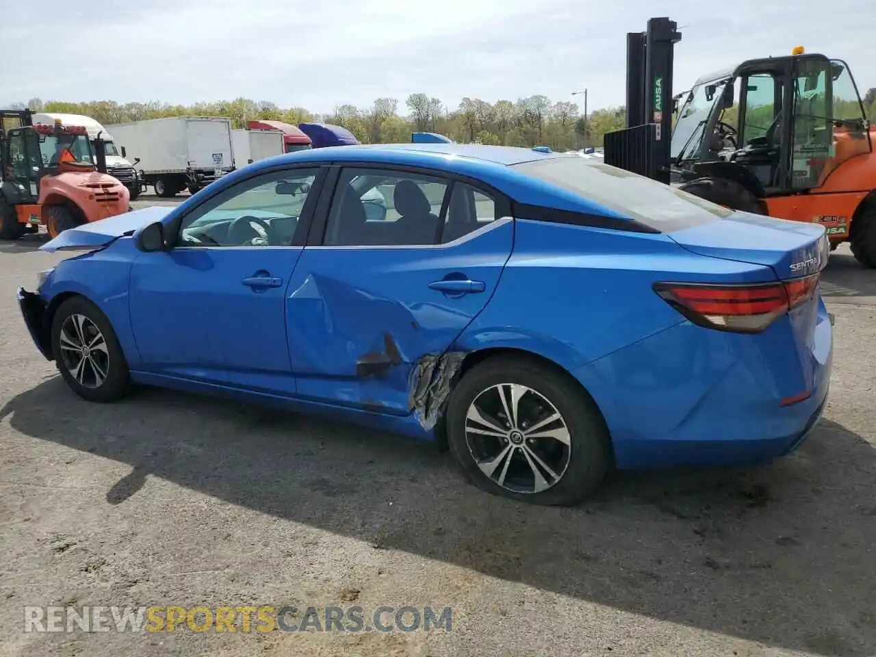 2 Photograph of a damaged car 3N1AB8CVXMY294316 NISSAN SENTRA 2021