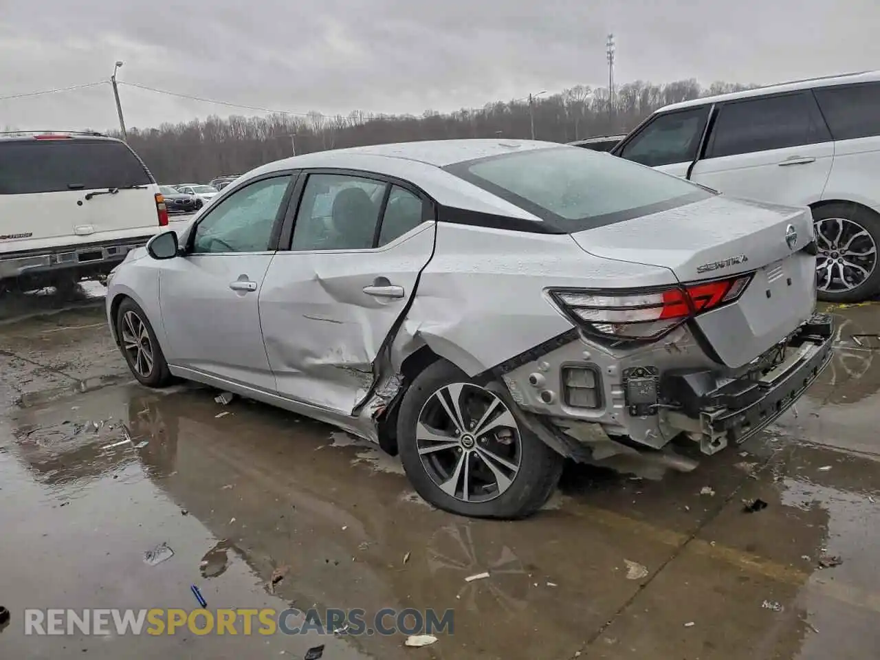 2 Photograph of a damaged car 3N1AB8CVXMY294381 NISSAN SENTRA 2021
