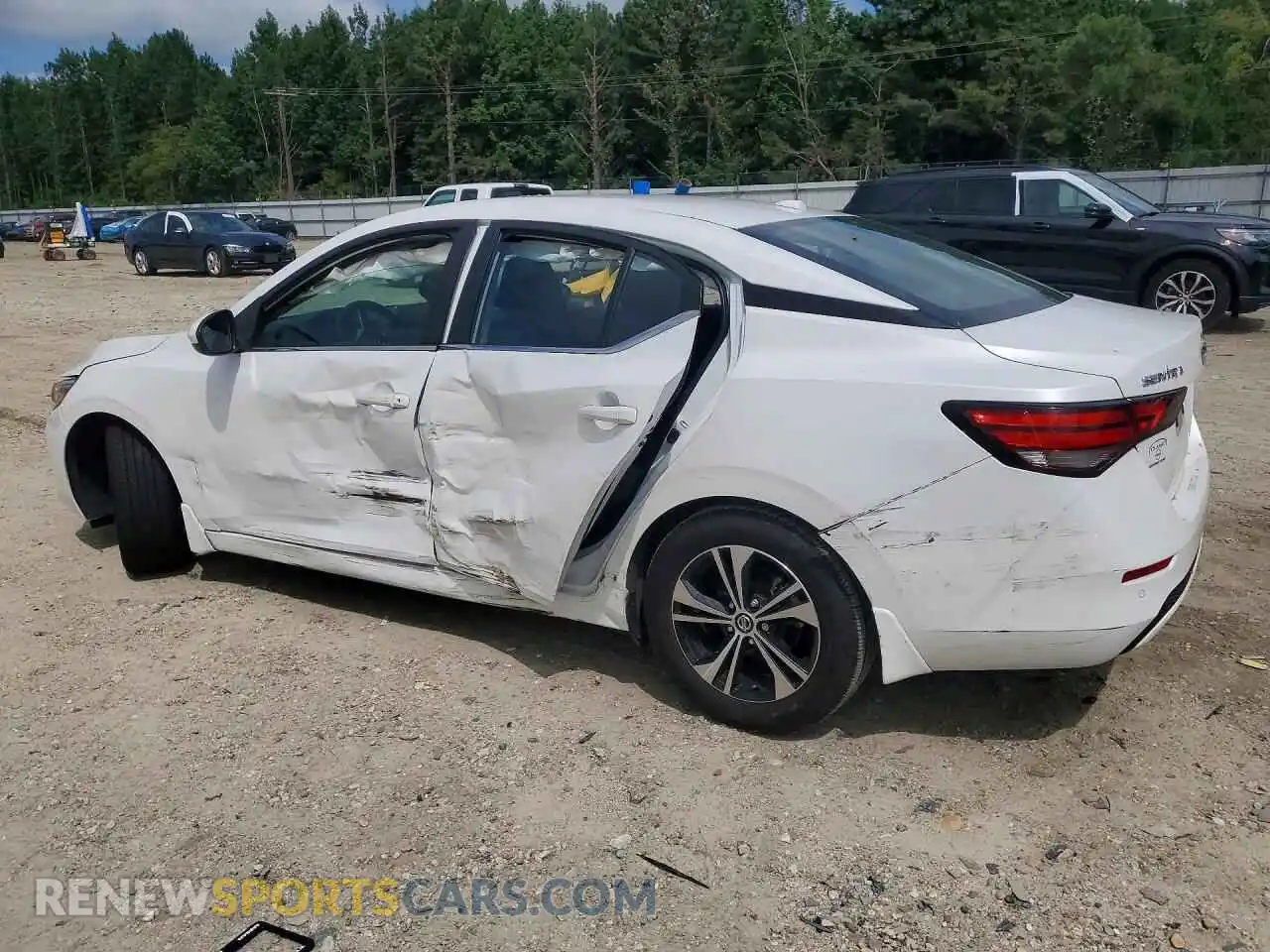 2 Photograph of a damaged car 3N1AB8CVXMY296230 NISSAN SENTRA 2021