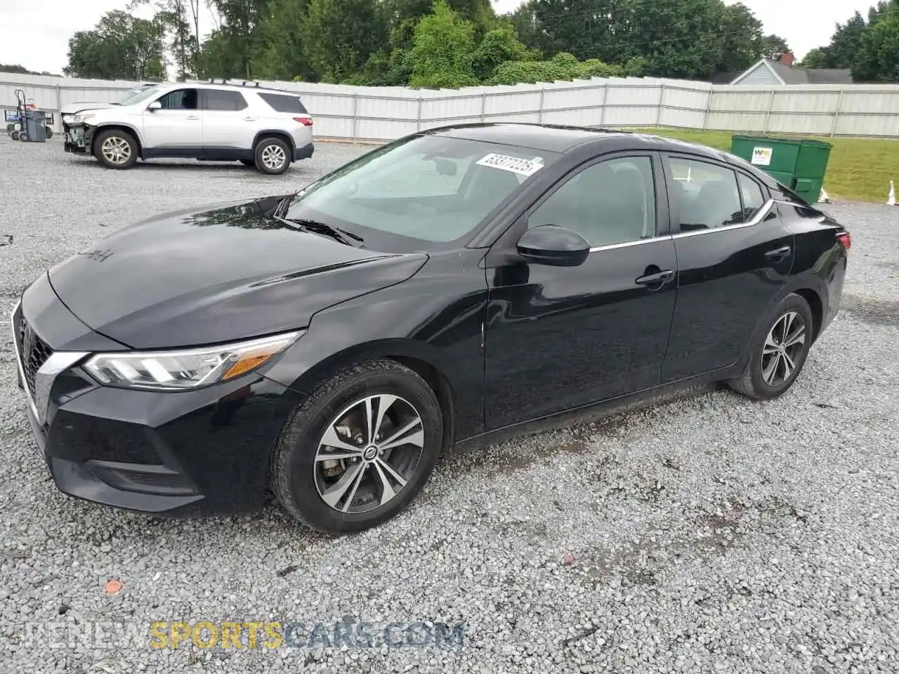 1 Photograph of a damaged car 3N1AB8CVXMY297314 NISSAN SENTRA 2021