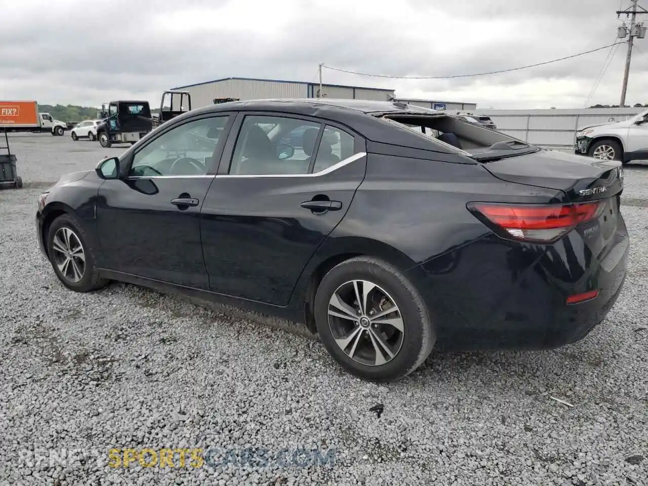 2 Photograph of a damaged car 3N1AB8CVXMY297314 NISSAN SENTRA 2021