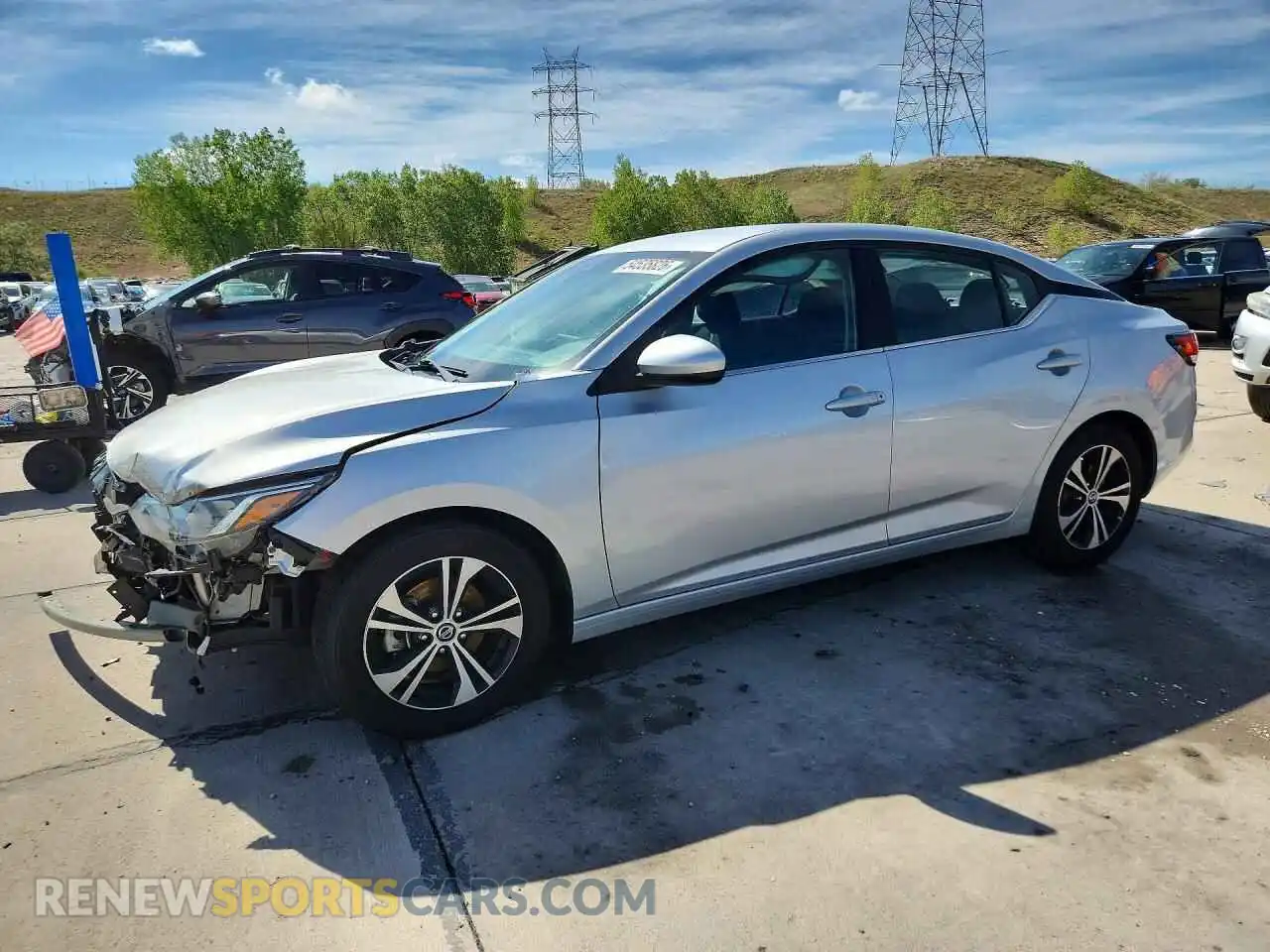 1 Photograph of a damaged car 3N1AB8CVXMY297703 NISSAN SENTRA 2021
