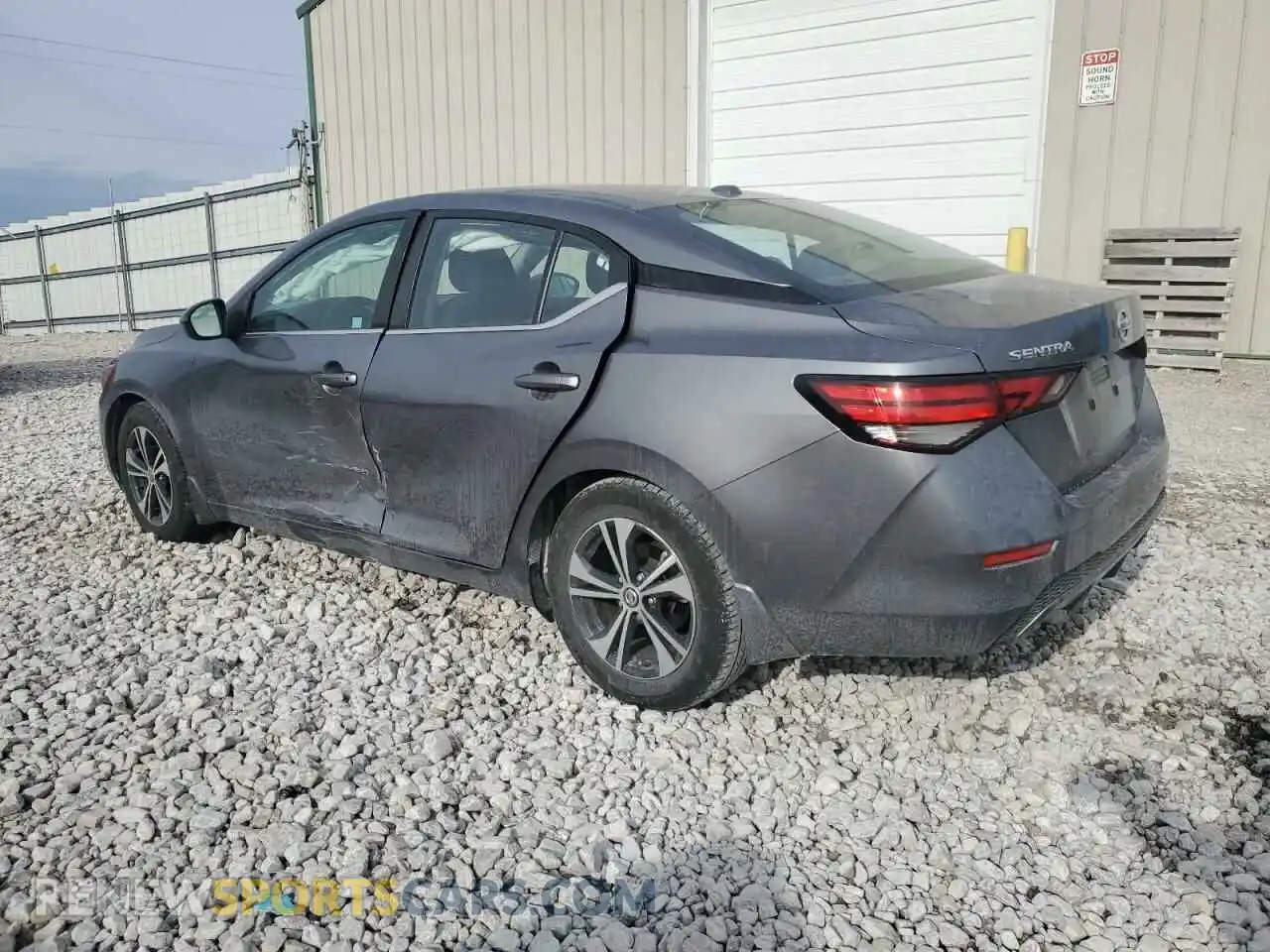 2 Photograph of a damaged car 3N1AB8CVXMY298107 NISSAN SENTRA 2021