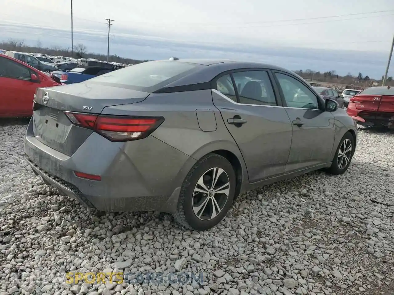 3 Photograph of a damaged car 3N1AB8CVXMY298107 NISSAN SENTRA 2021