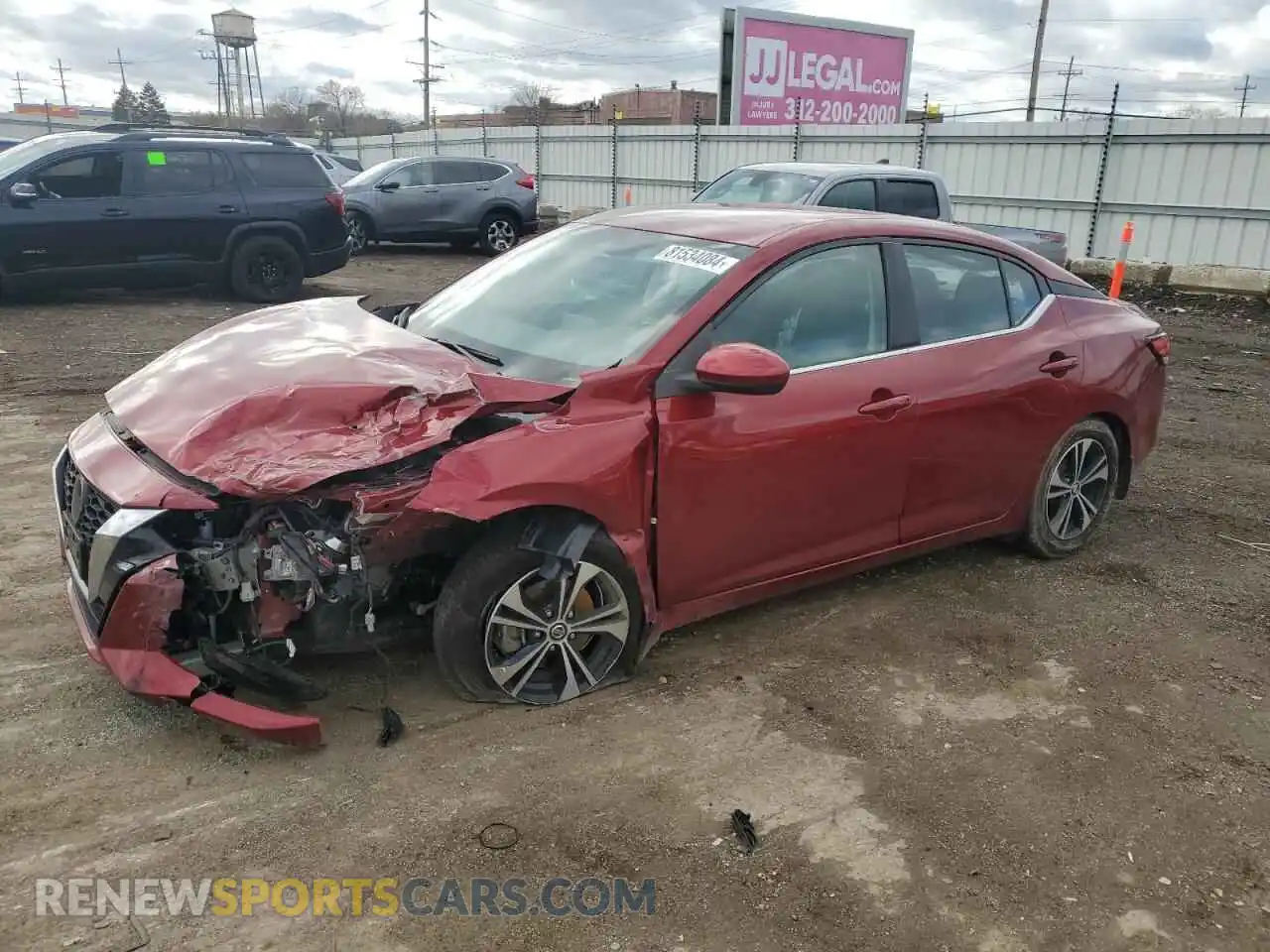 1 Фотография поврежденного автомобиля 3N1AB8CVXMY299368 NISSAN SENTRA 2021