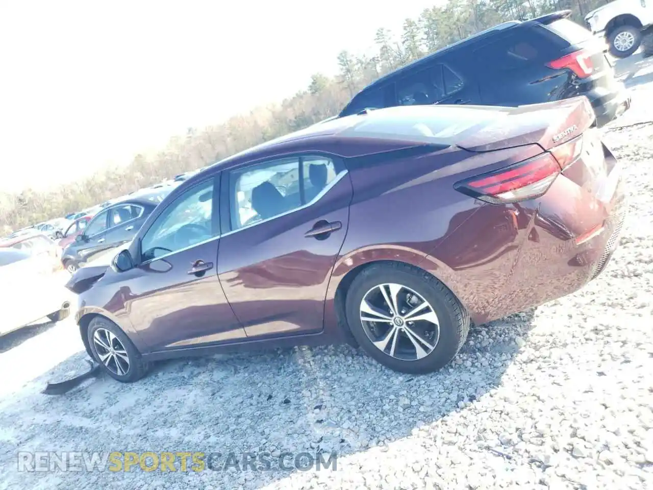 2 fotografías del automóvil dañado 3N1AB8CVXMY299726 NISSAN SENTRA 2021