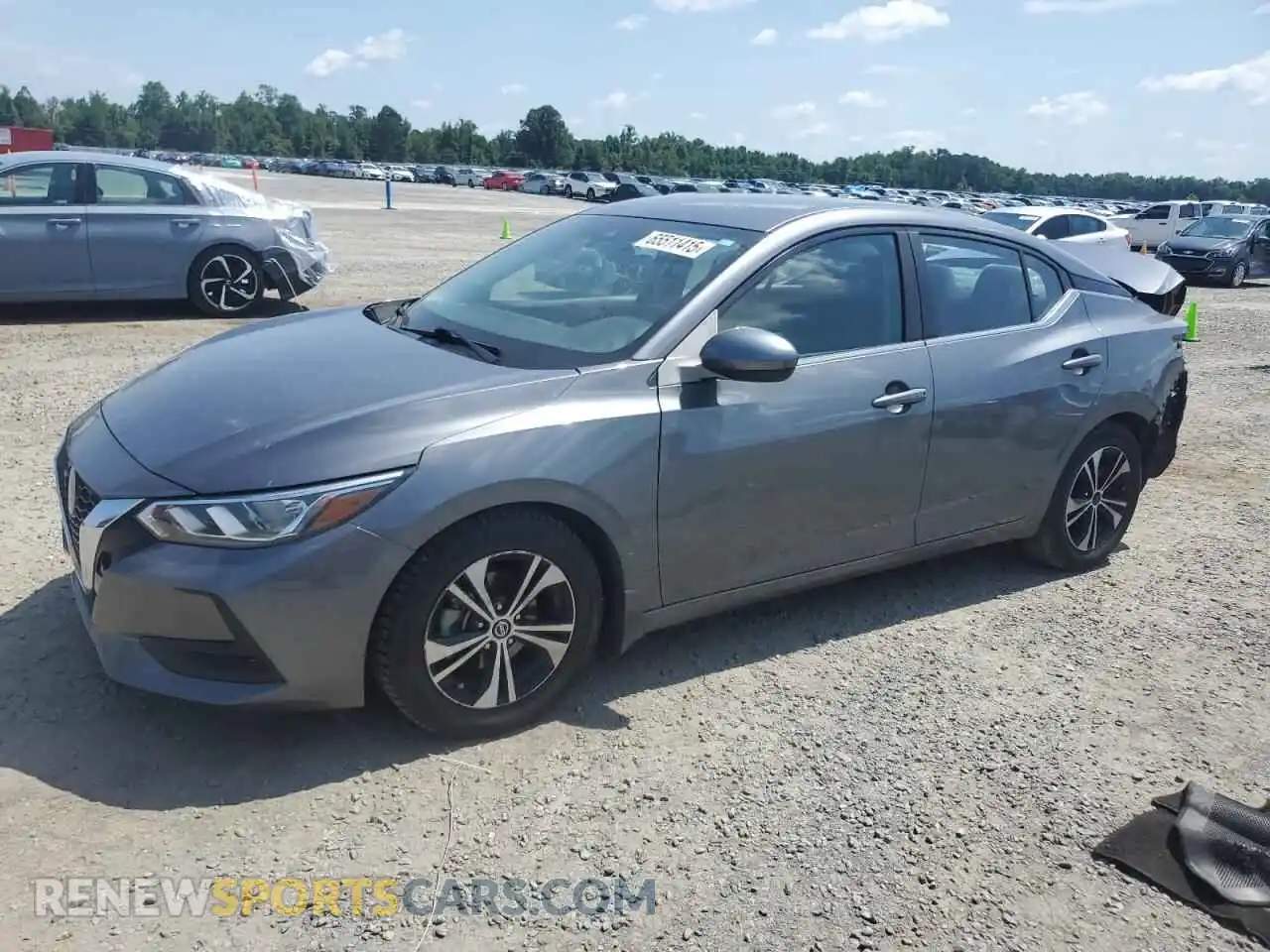 1 Photograph of a damaged car 3N1AB8CVXMY302950 NISSAN SENTRA 2021