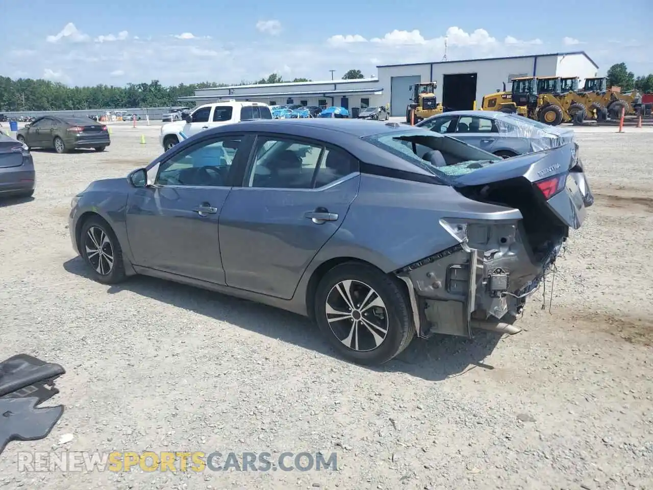 2 Photograph of a damaged car 3N1AB8CVXMY302950 NISSAN SENTRA 2021