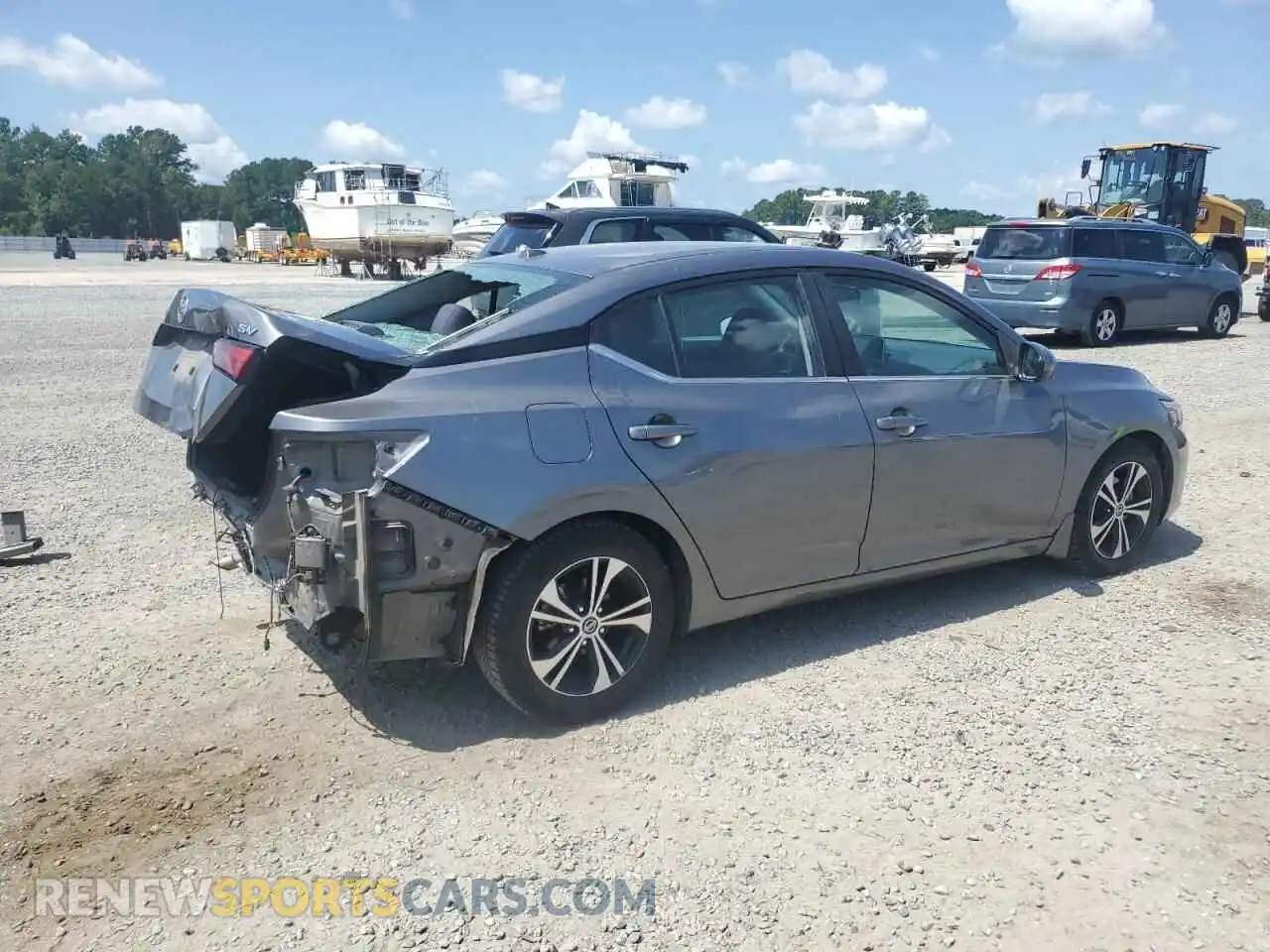 3 Photograph of a damaged car 3N1AB8CVXMY302950 NISSAN SENTRA 2021