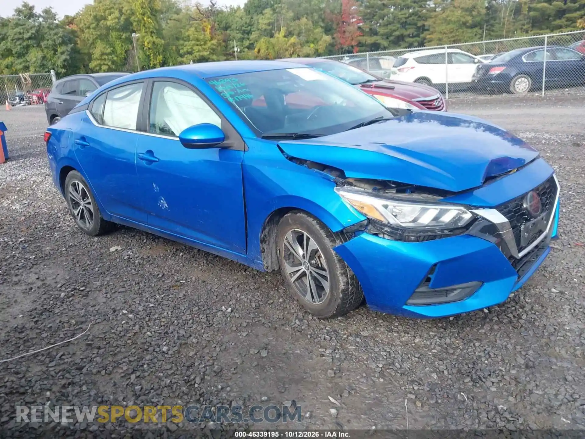 1 Photograph of a damaged car 3N1AB8CVXMY303676 NISSAN SENTRA 2021