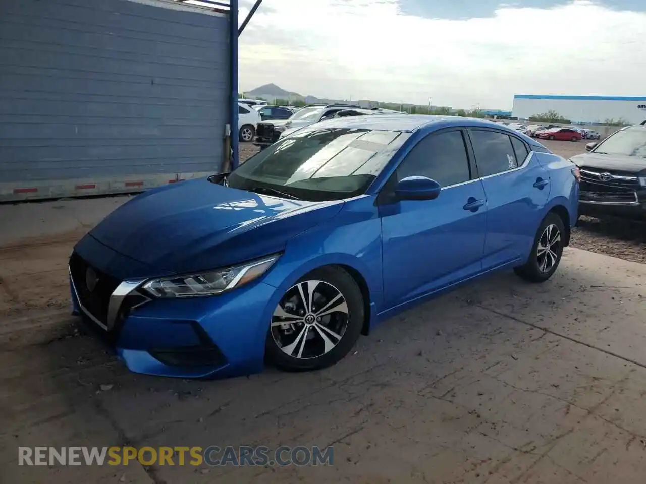 1 Photograph of a damaged car 3N1AB8CVXMY306125 NISSAN SENTRA 2021